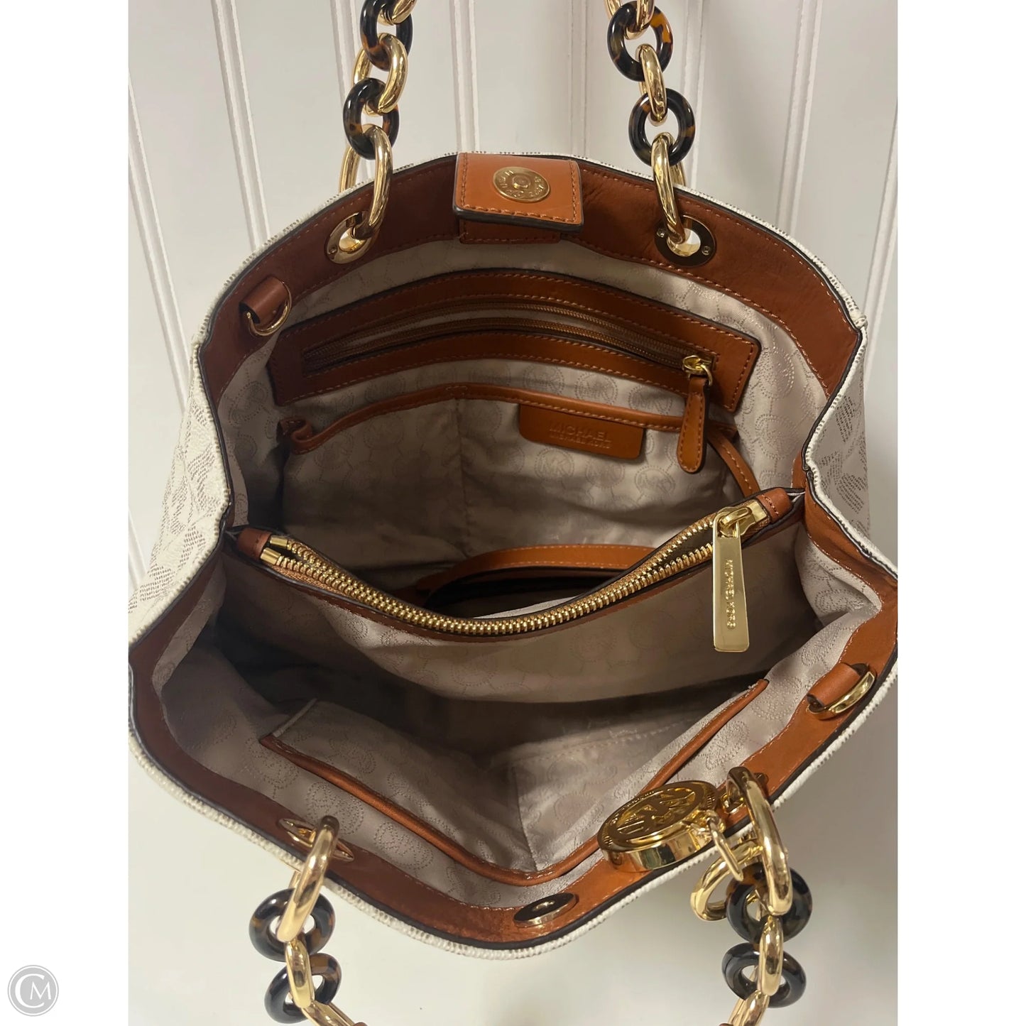 Handbag Designer By Michael Kors, Size: Medium