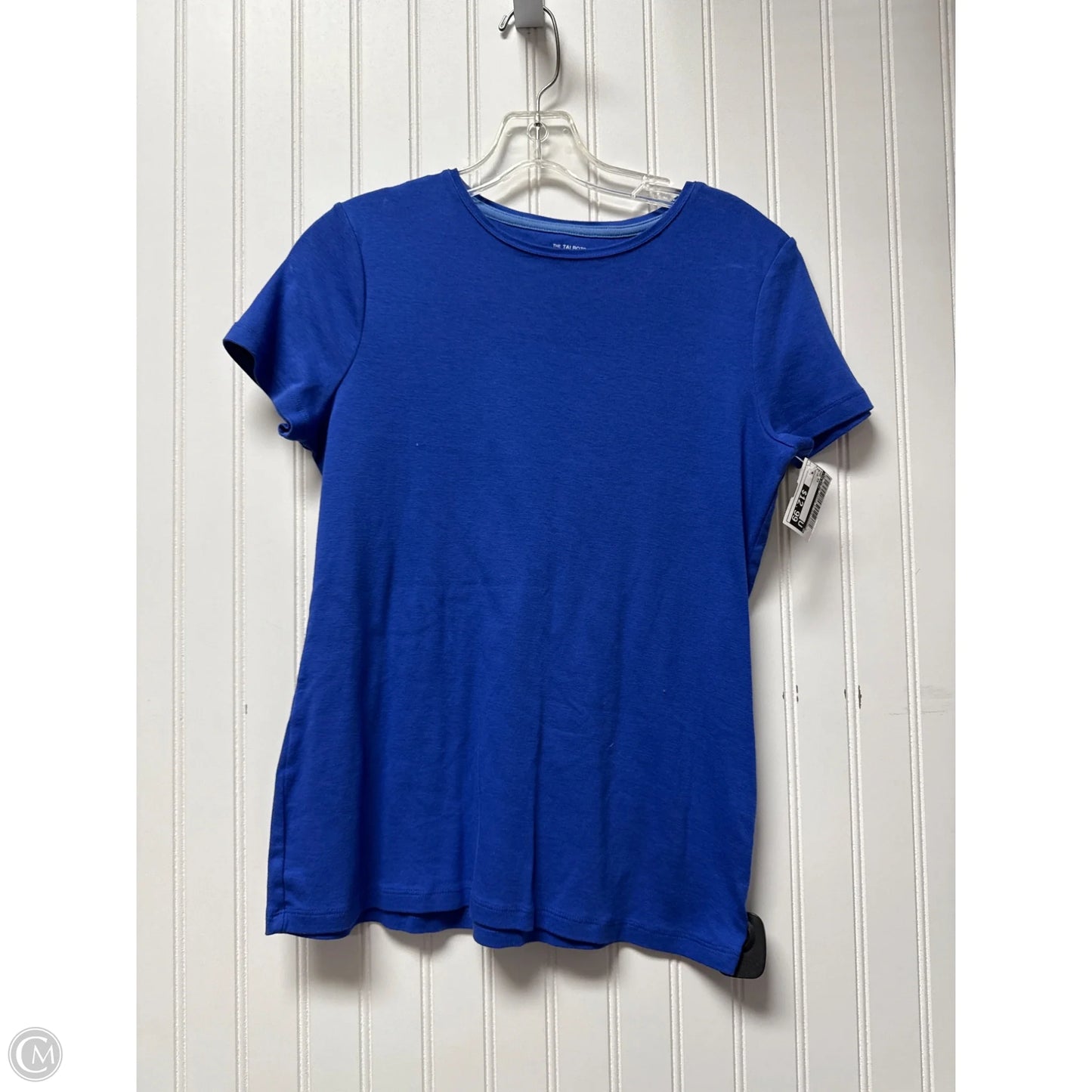 Top Short Sleeve By Talbots In Blue, Size: M