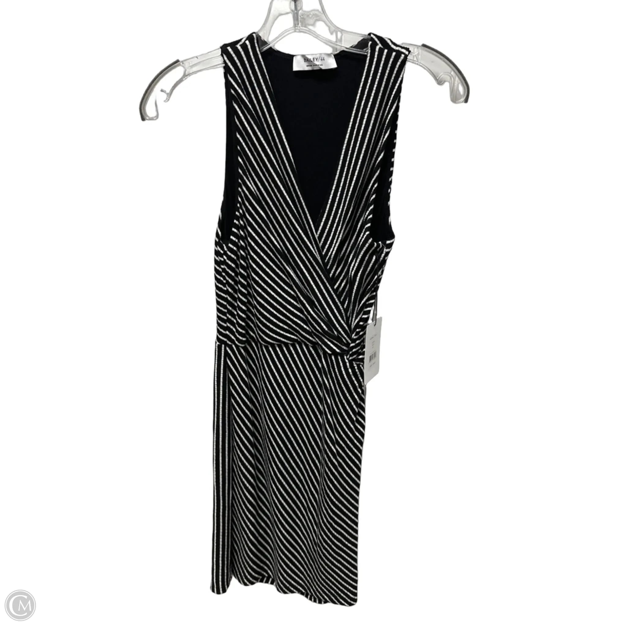 bailey 44 black and white dress Bailey 44 Zebra Knit Tank Dress , Made in USA , Size