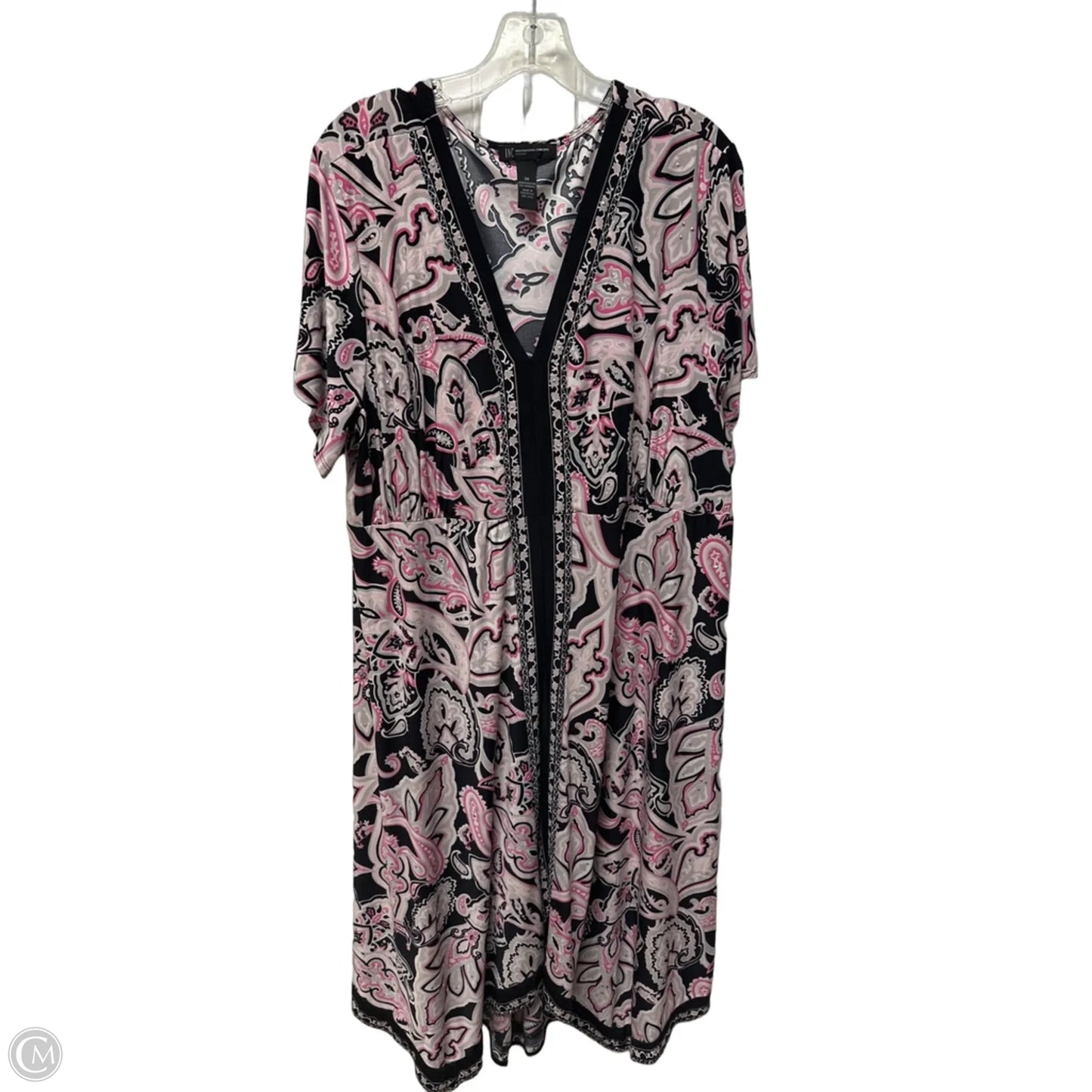 Dress Party Midi By Inc In Pink, Size: 3x
