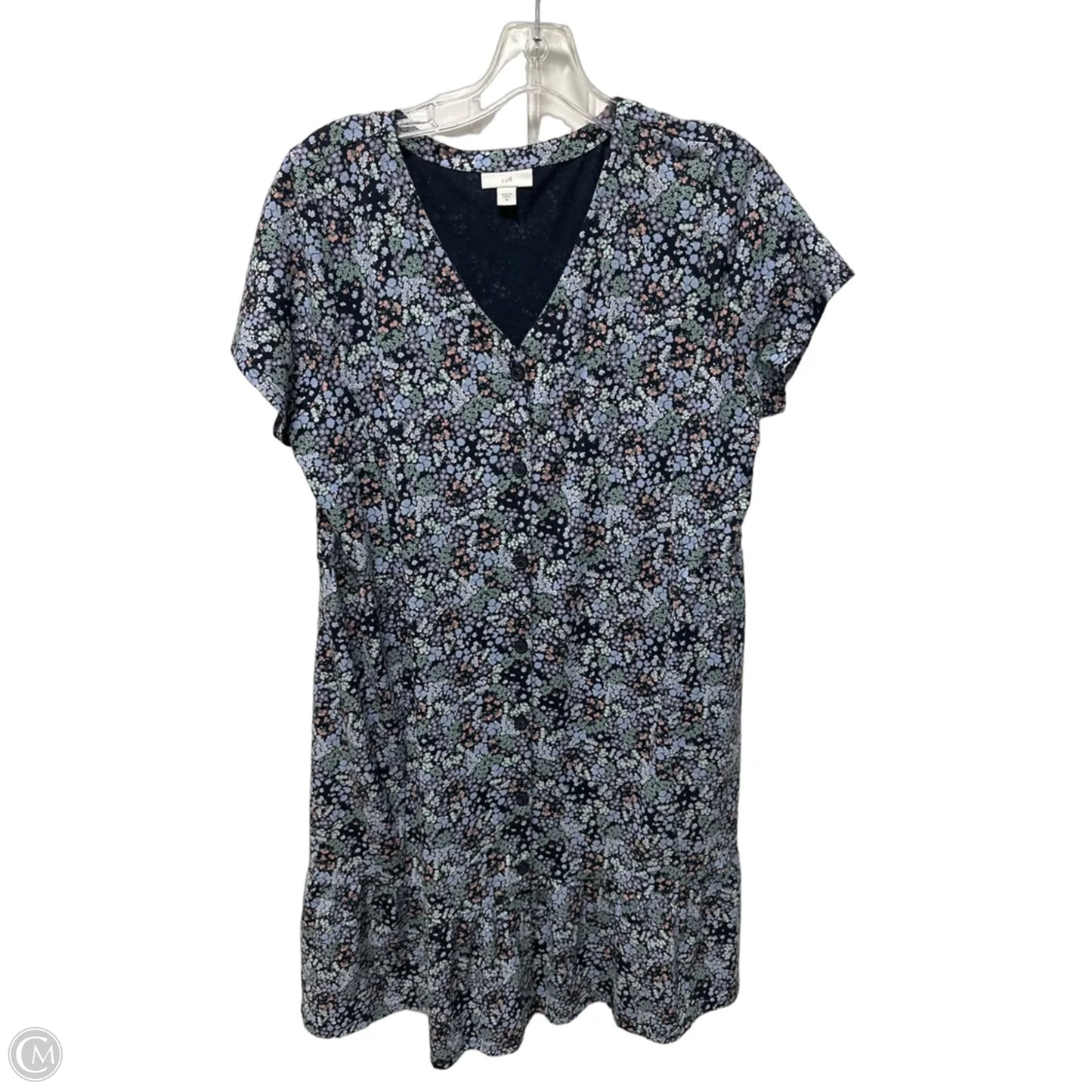 Dress Casual Midi By J. Jill In Blue, Size: M