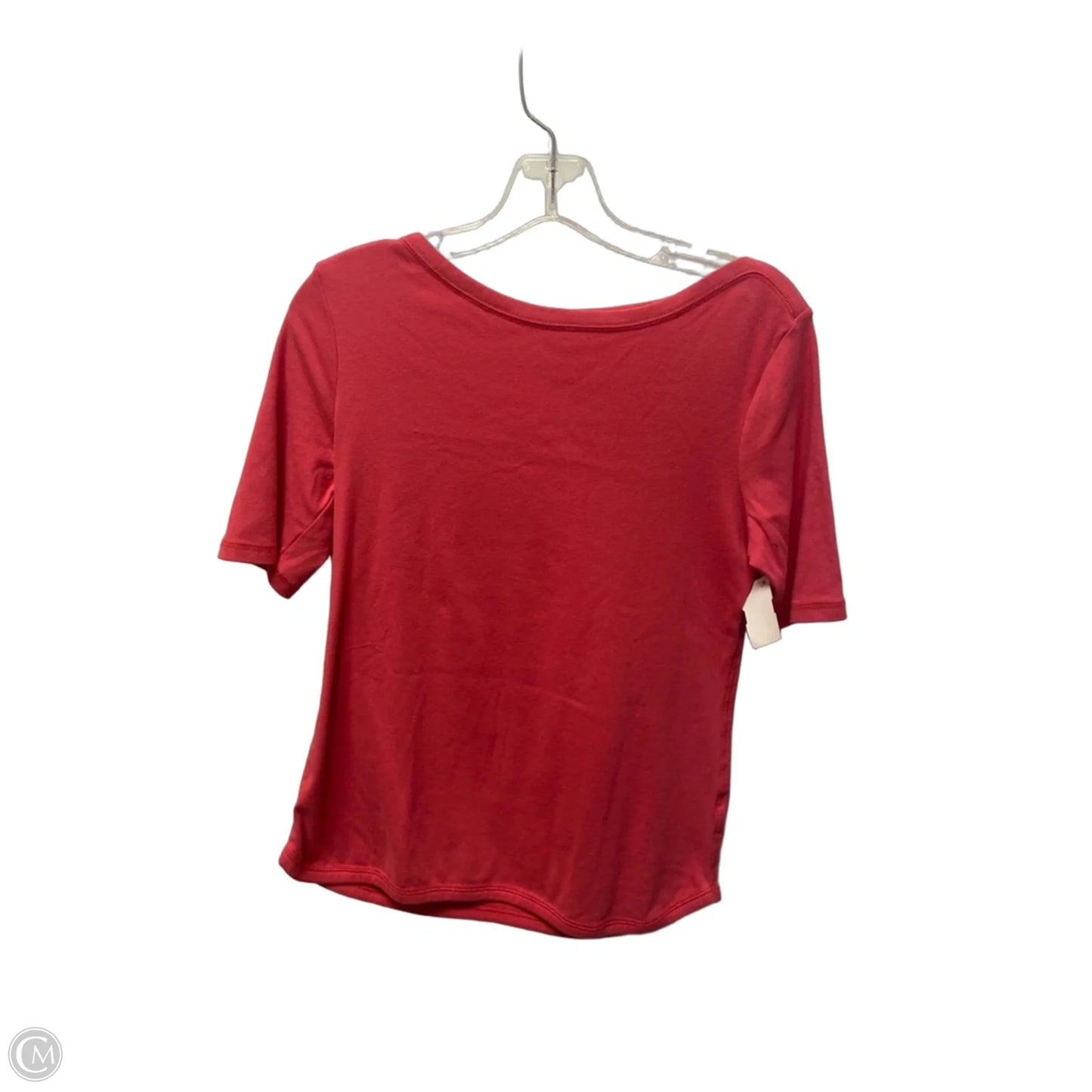 Top Short Sleeve By Talbots In Pink, Size: M