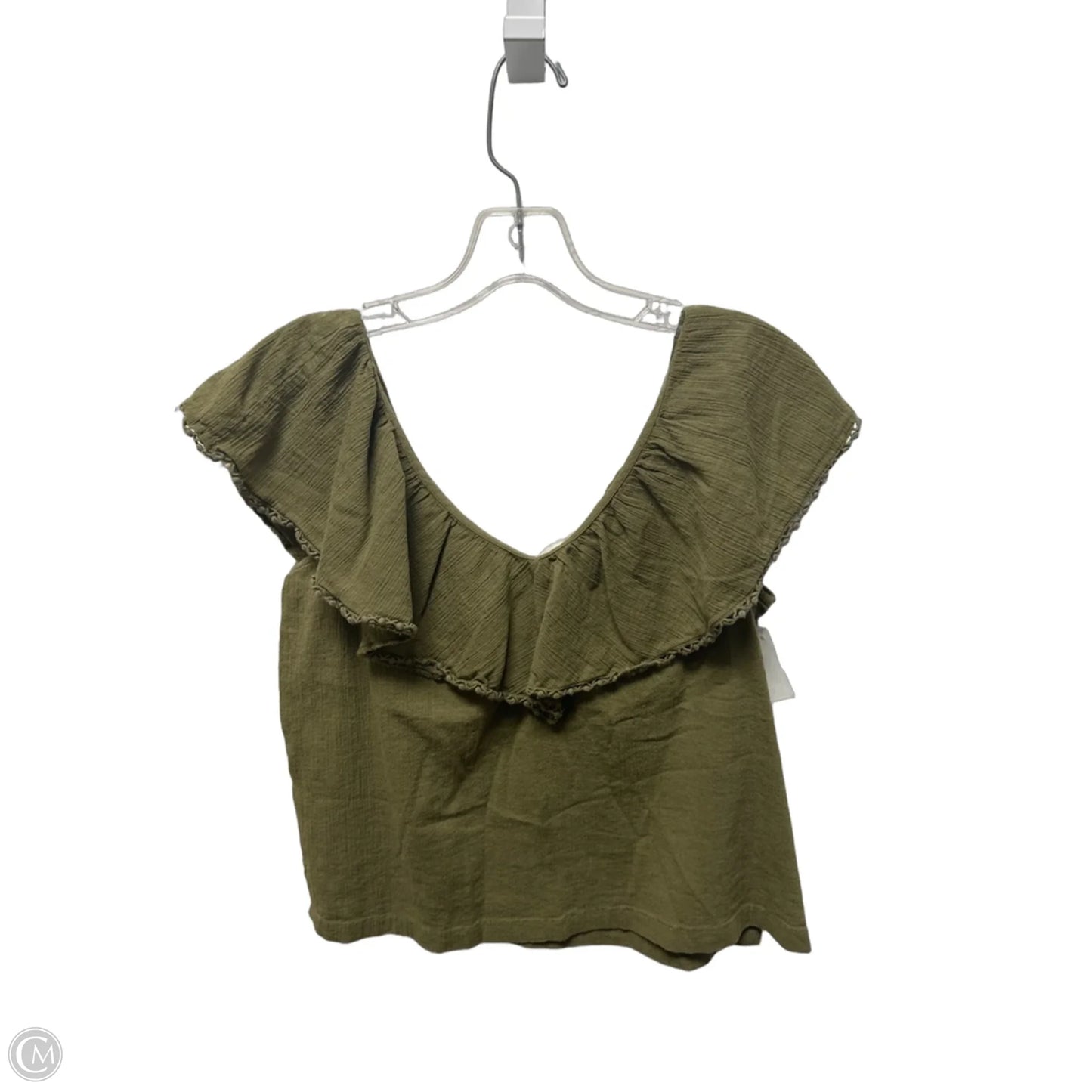 Top Sleeveless By Loft In Green, Size: Xs