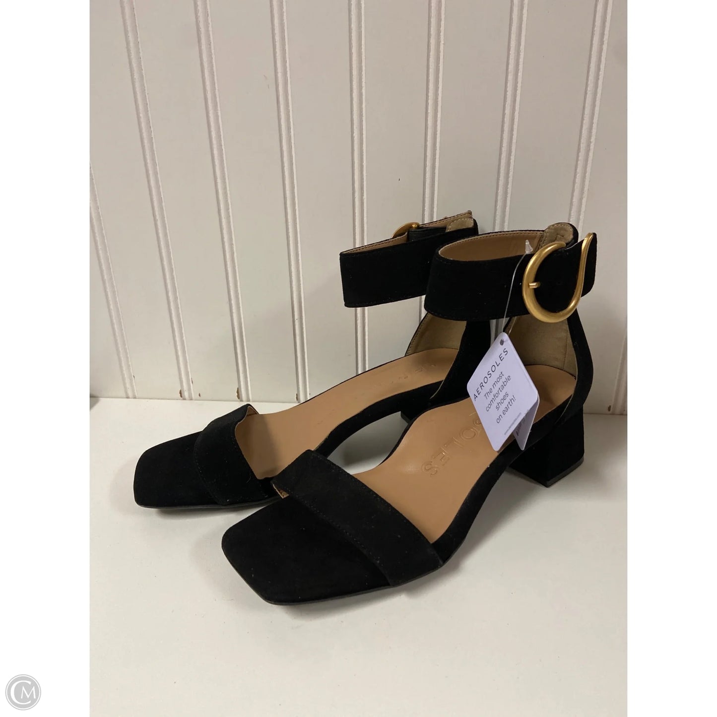 Shoes Heels Block By Aerosoles In Black, Size: 8