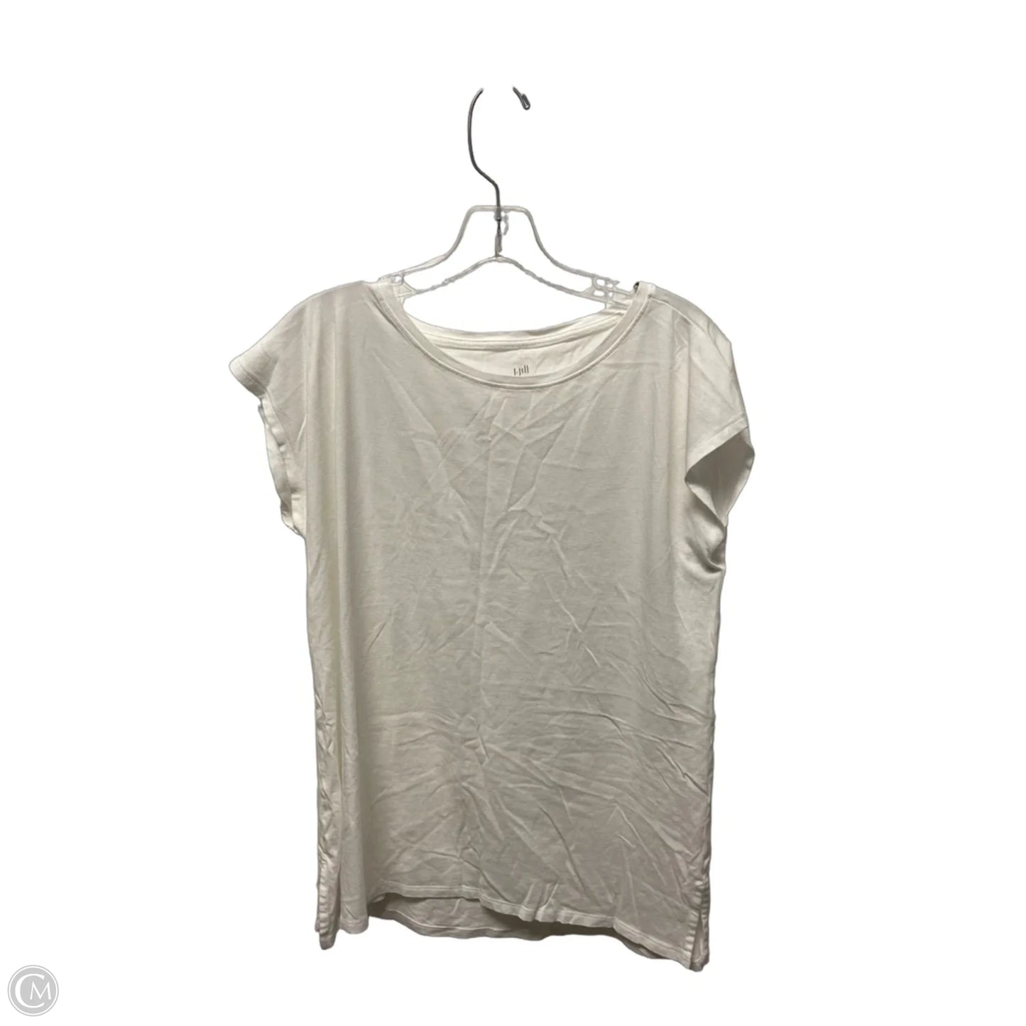 Top Sleeveless By J. Jill In White, Size: L