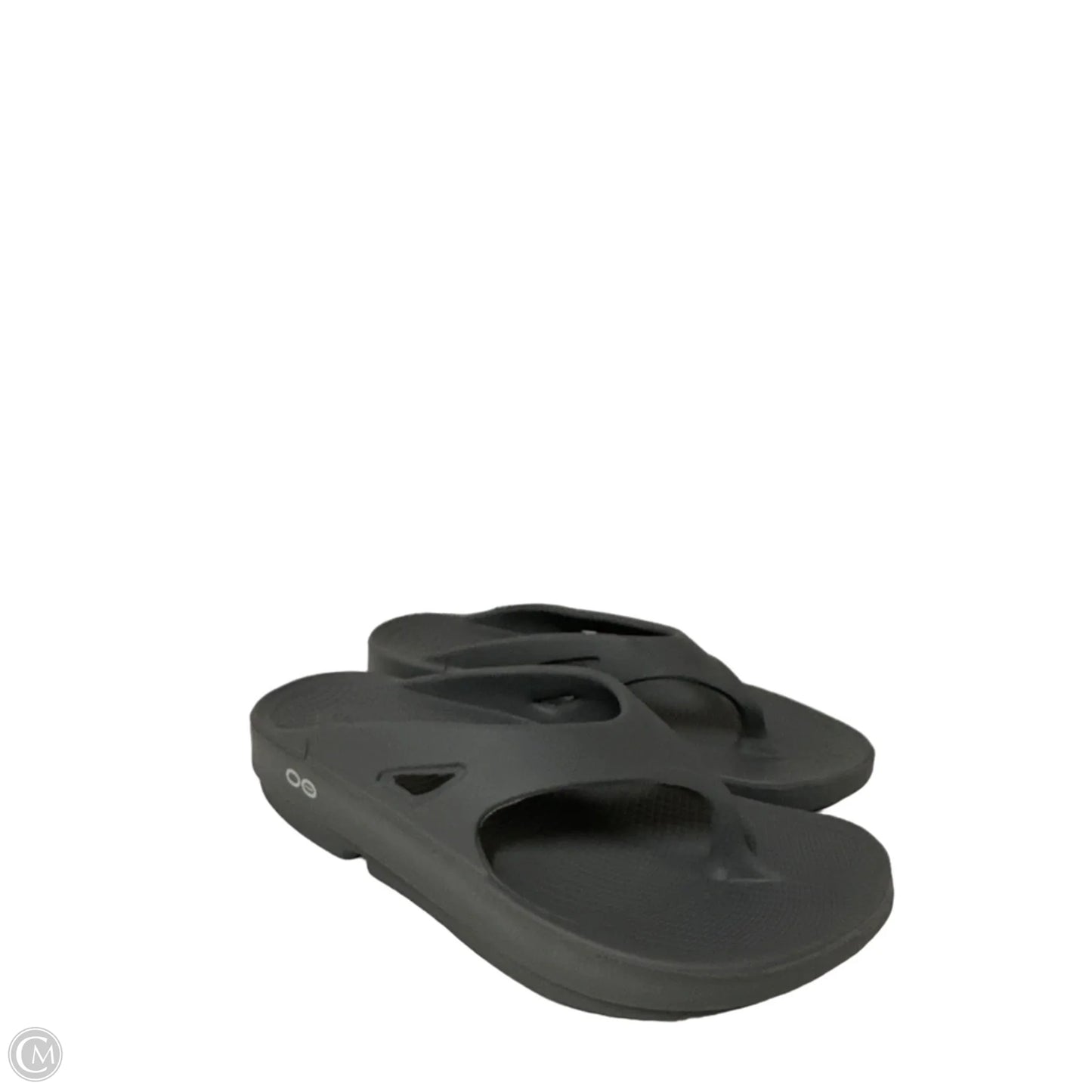 Sandals Flats By Oofos In Grey, Size: 7