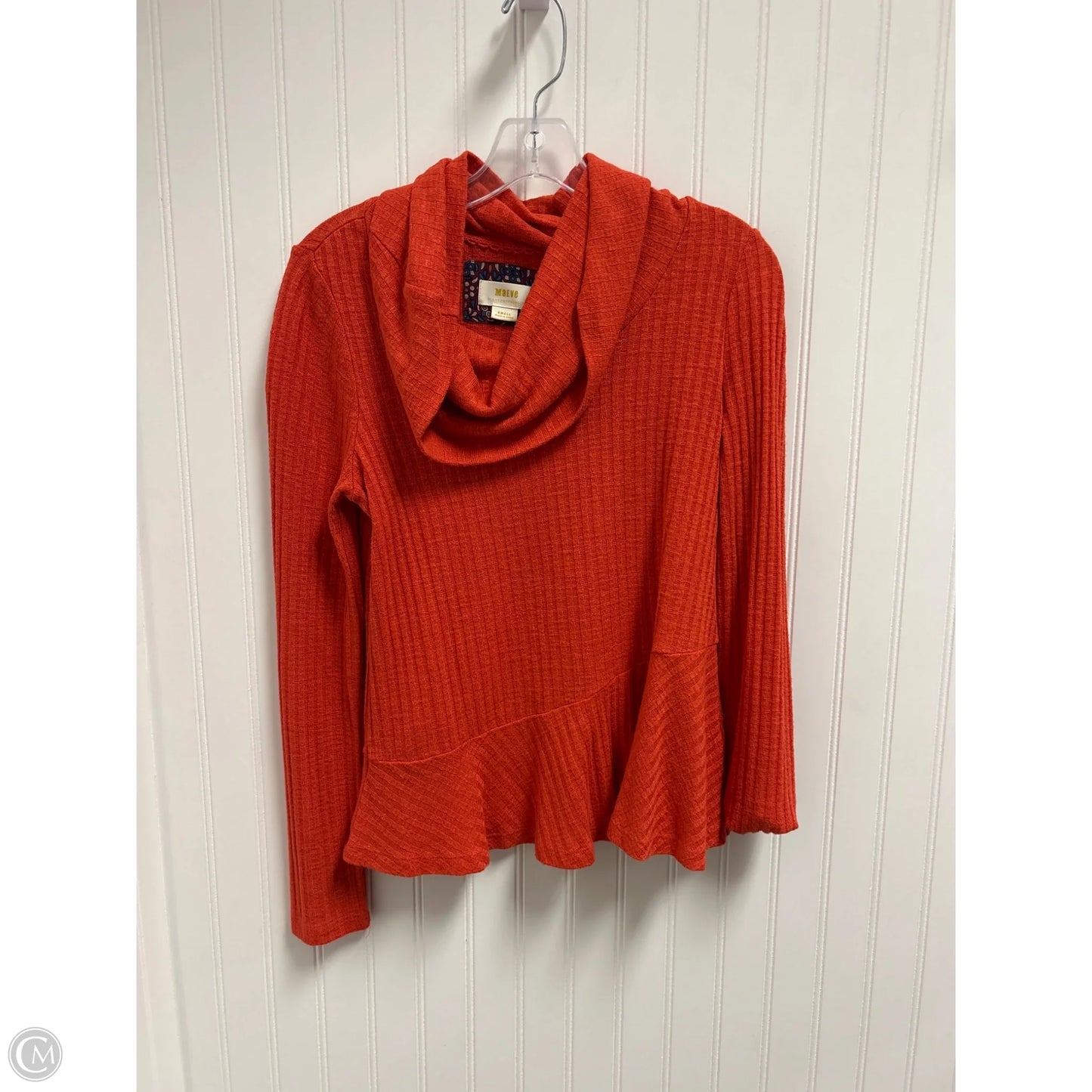 Top Long Sleeve By Maeve In Red, Size: S