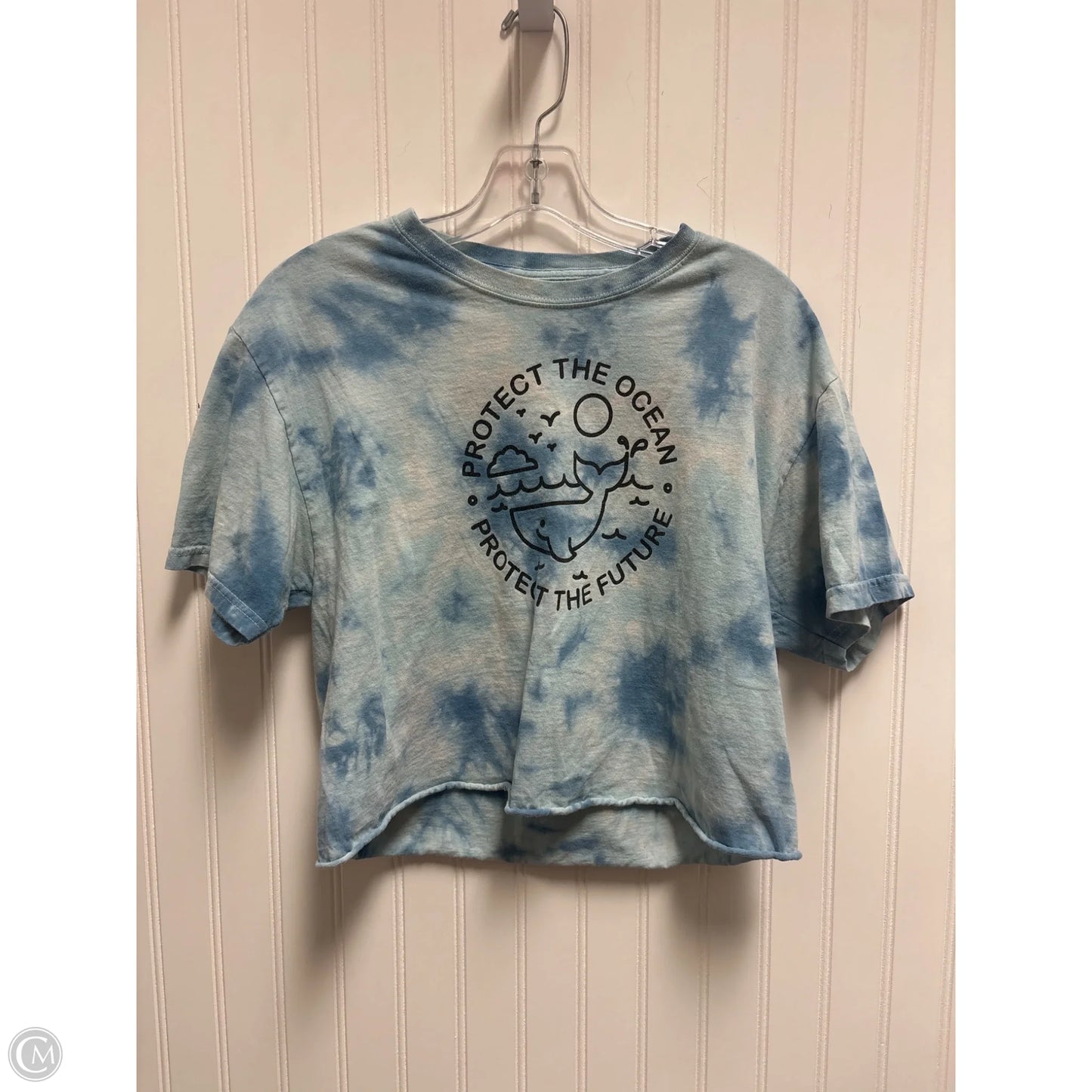 Top Short Sleeve By Clothes Mentor In Blue, Size: M