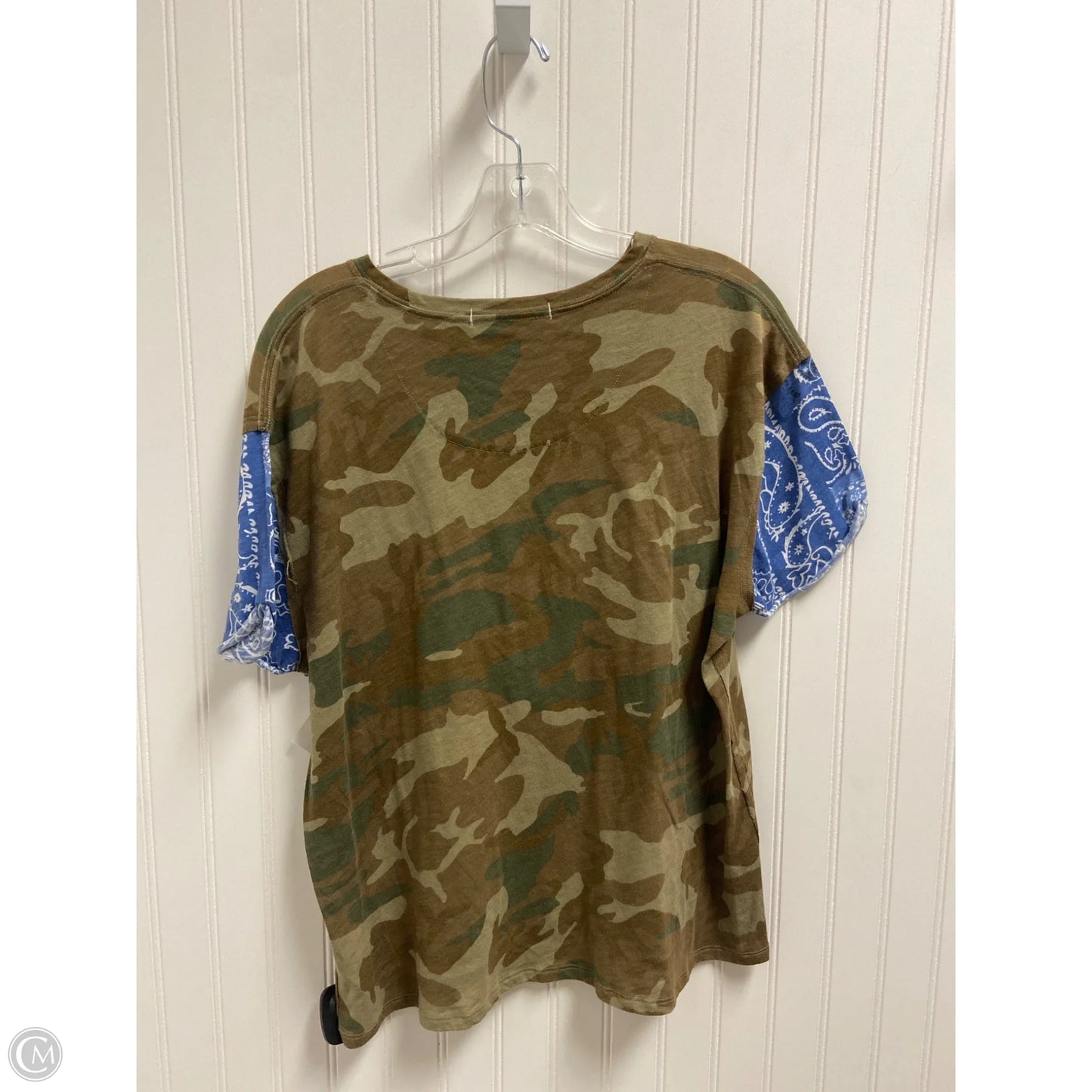 Top Short Sleeve By We The Free In Camouflage Print, Size: Xs