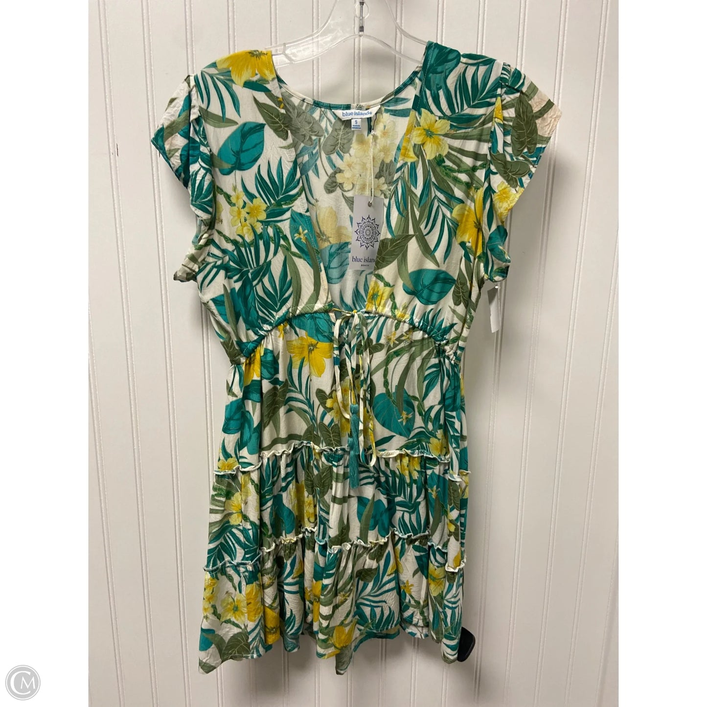 Swimwear Cover-up By Clothes Mentor In Green, Size: S