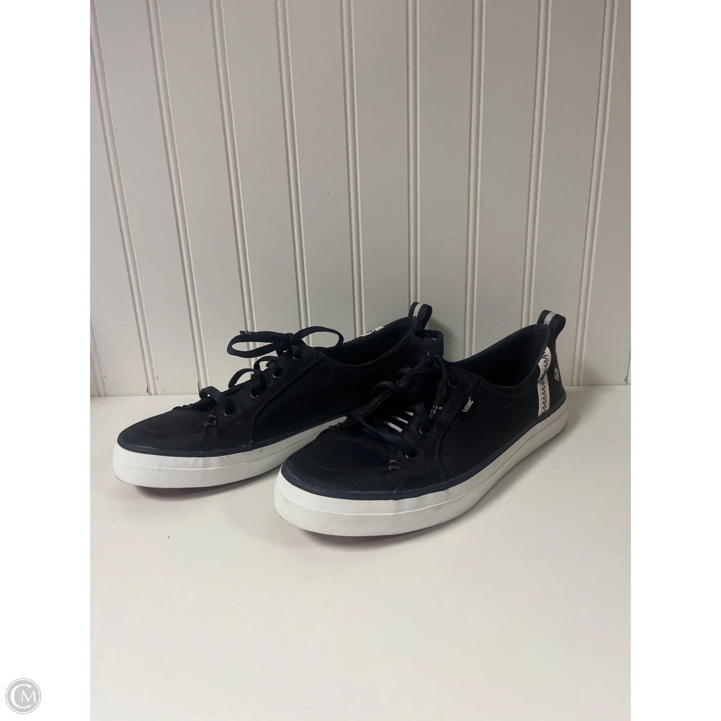 Shoes Sneakers By Sperry In Black, Size: 8.5
