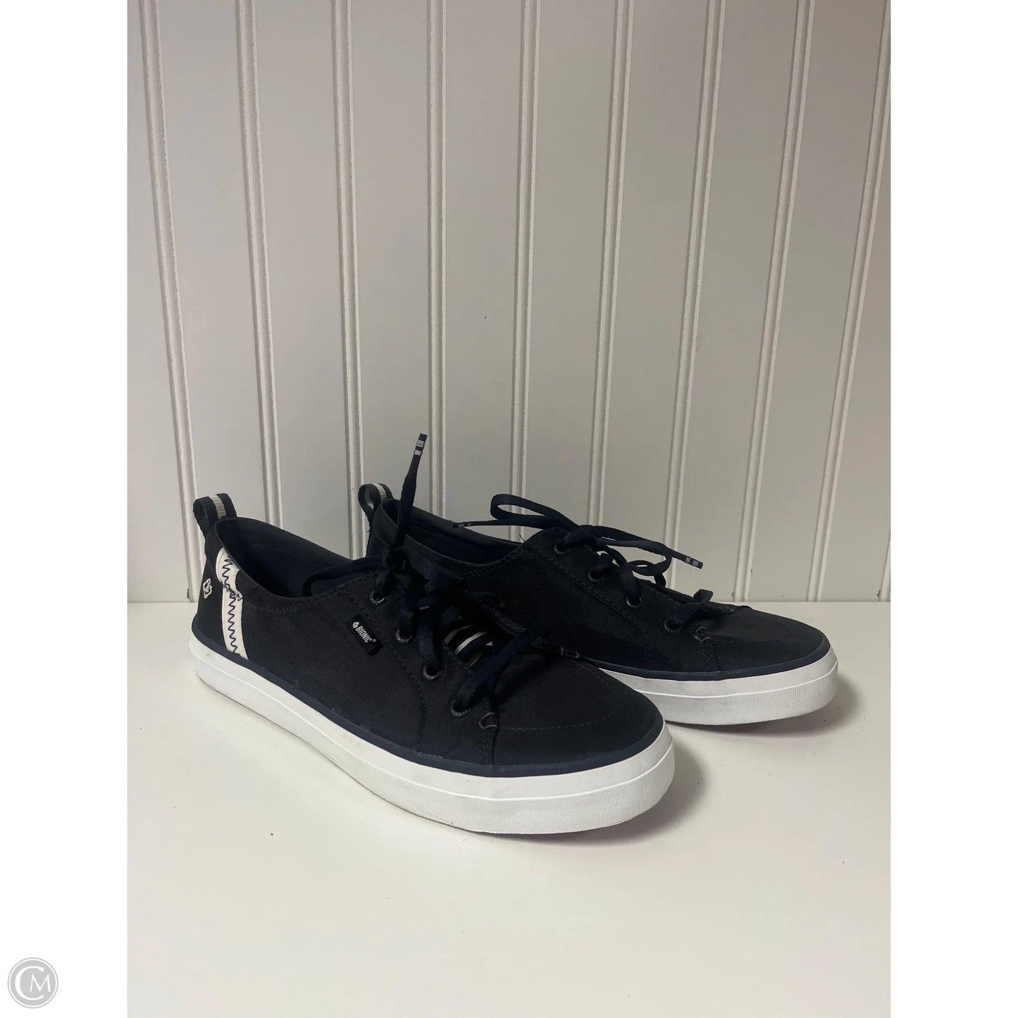 Shoes Sneakers By Sperry In Black, Size: 8.5