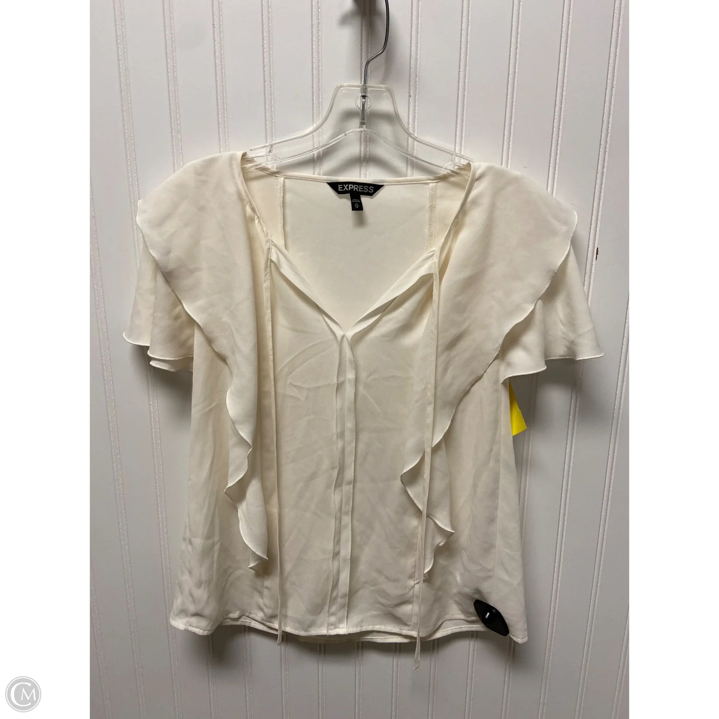 Top Sleeveless By Express In Cream, Size: Xs