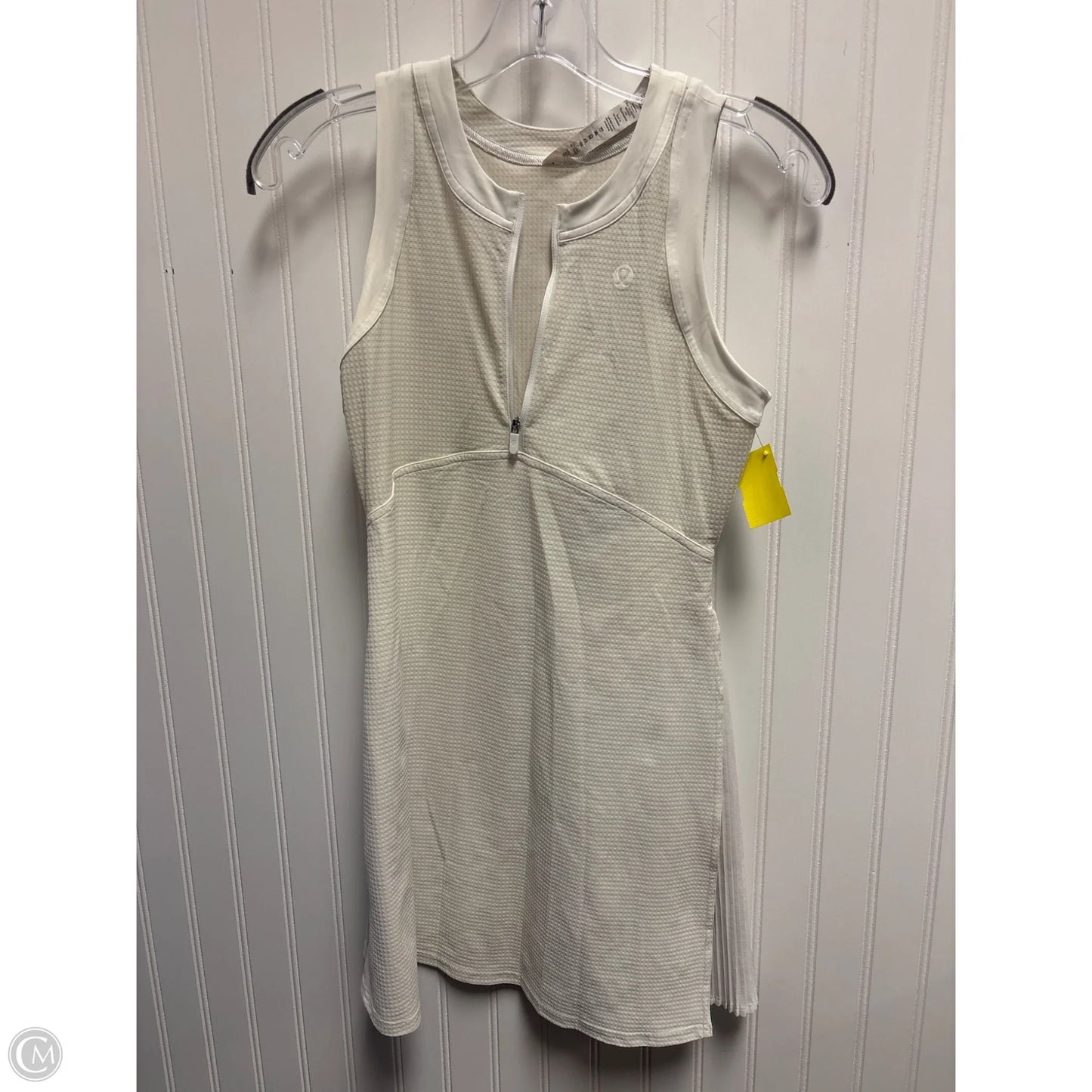 Athletic Dress By Lululemon In White, Size: S