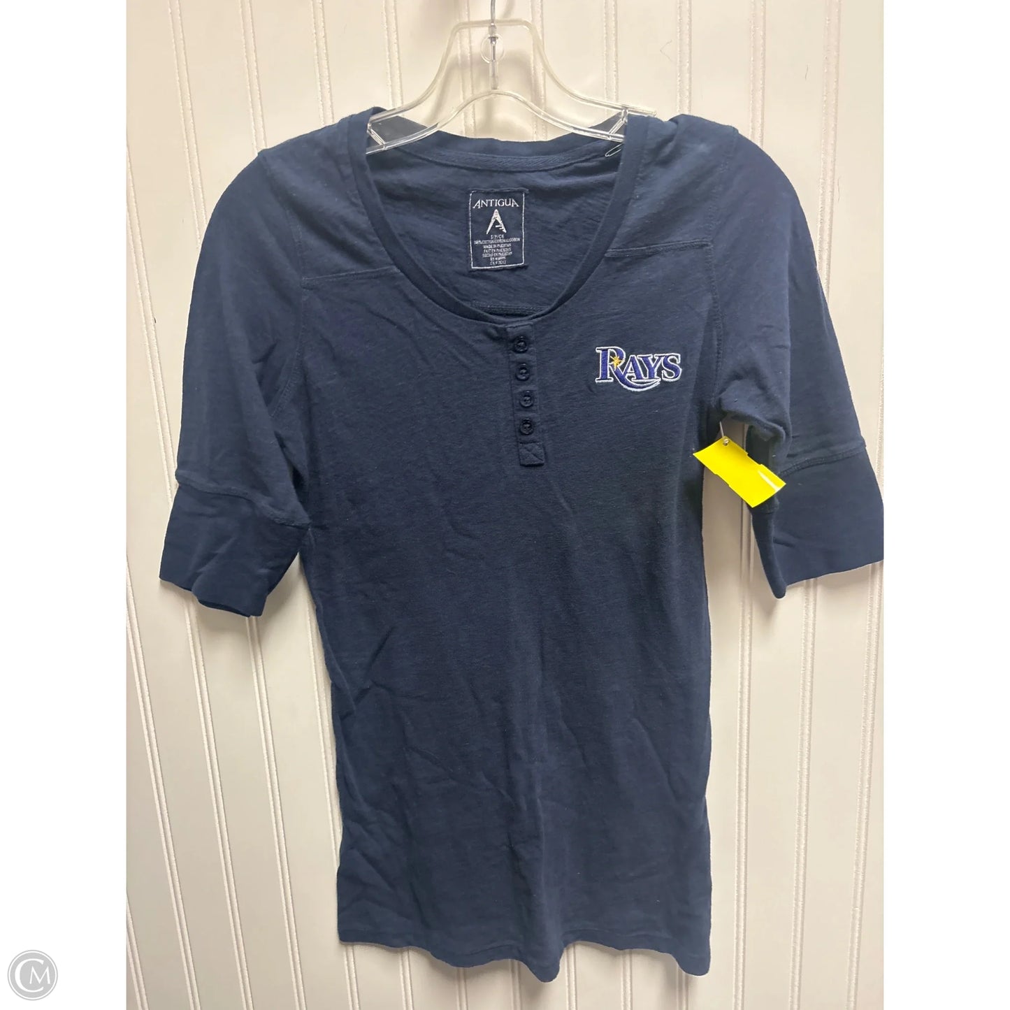 Top Short Sleeve By Antigua In Blue, Size: S