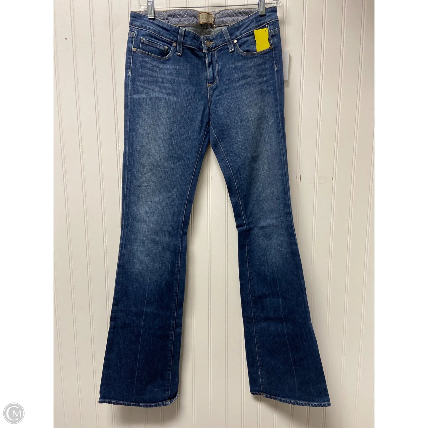 Jeans Boot Cut By Paige In Blue Denim, Size: 6