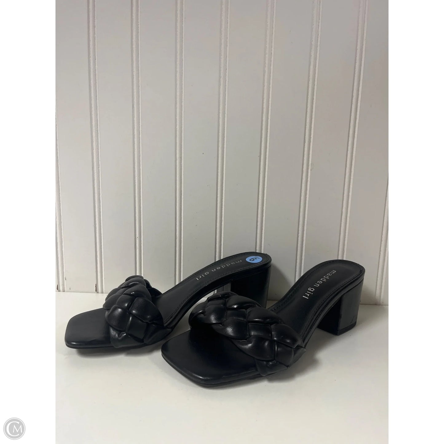 Sandals Heels Block By Madden Girl In Black, Size: 6