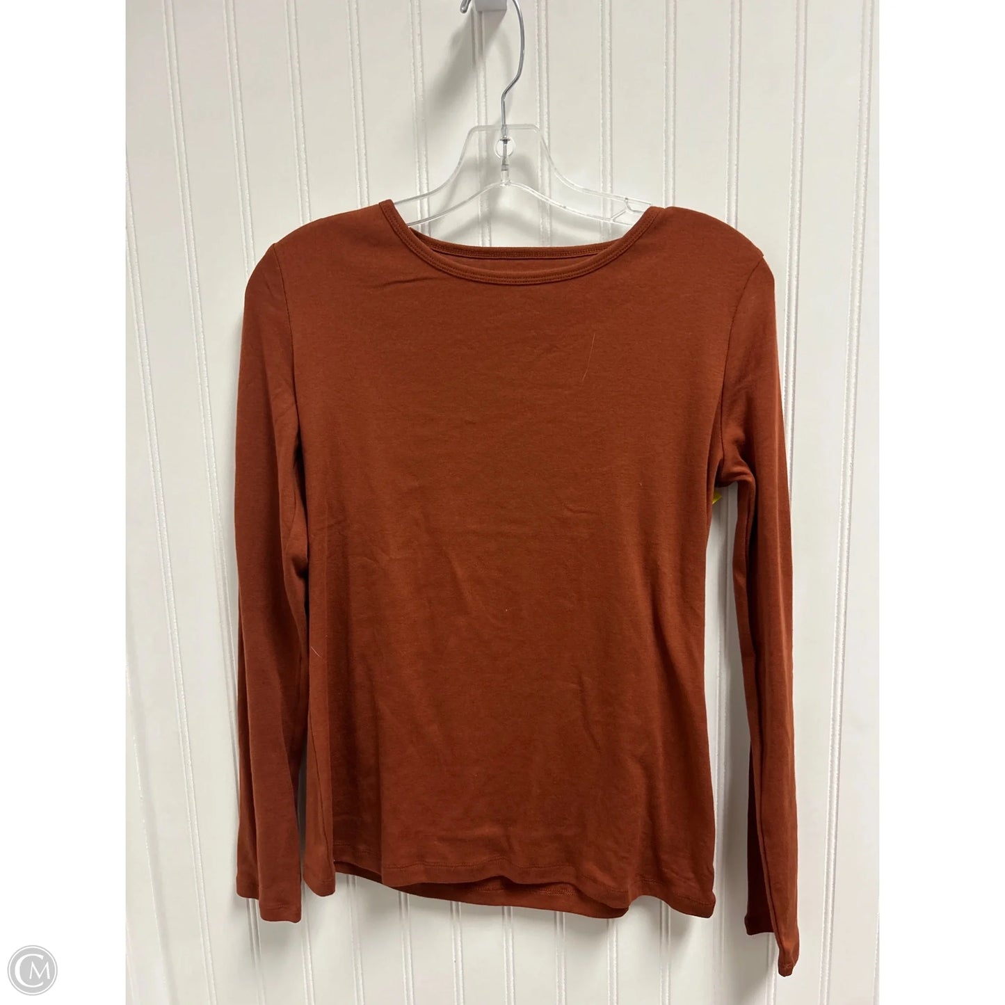 Top Long Sleeve By Liz Claiborne In Orange, Size: M