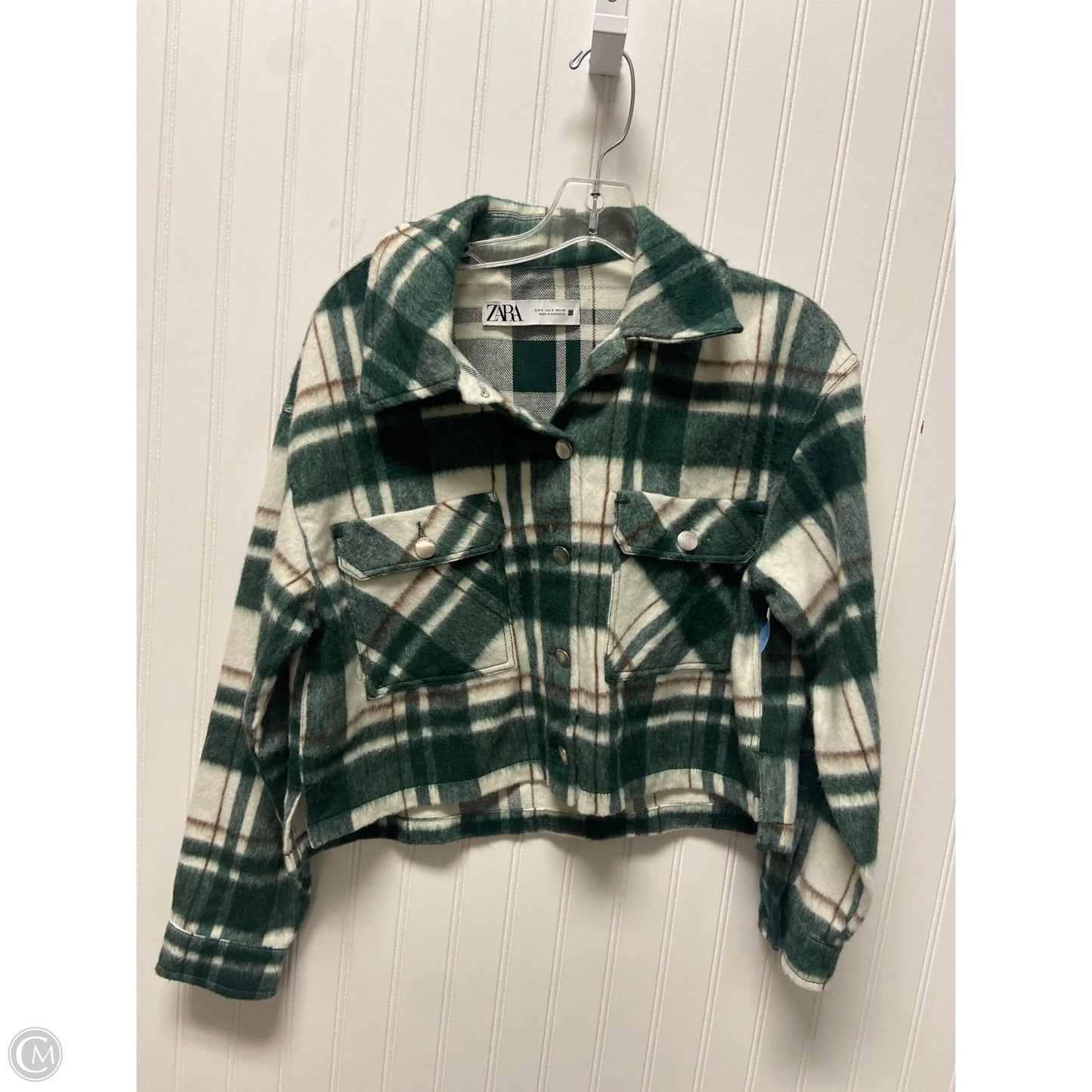 Jacket Other By Zara In Green, Size: S