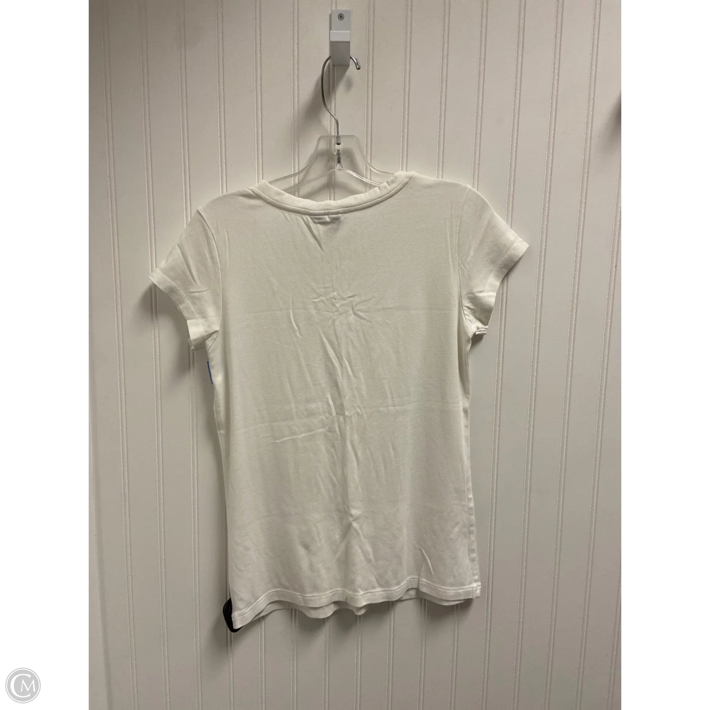 Top Short Sleeve By Cynthia Rowley In White, Size: L
