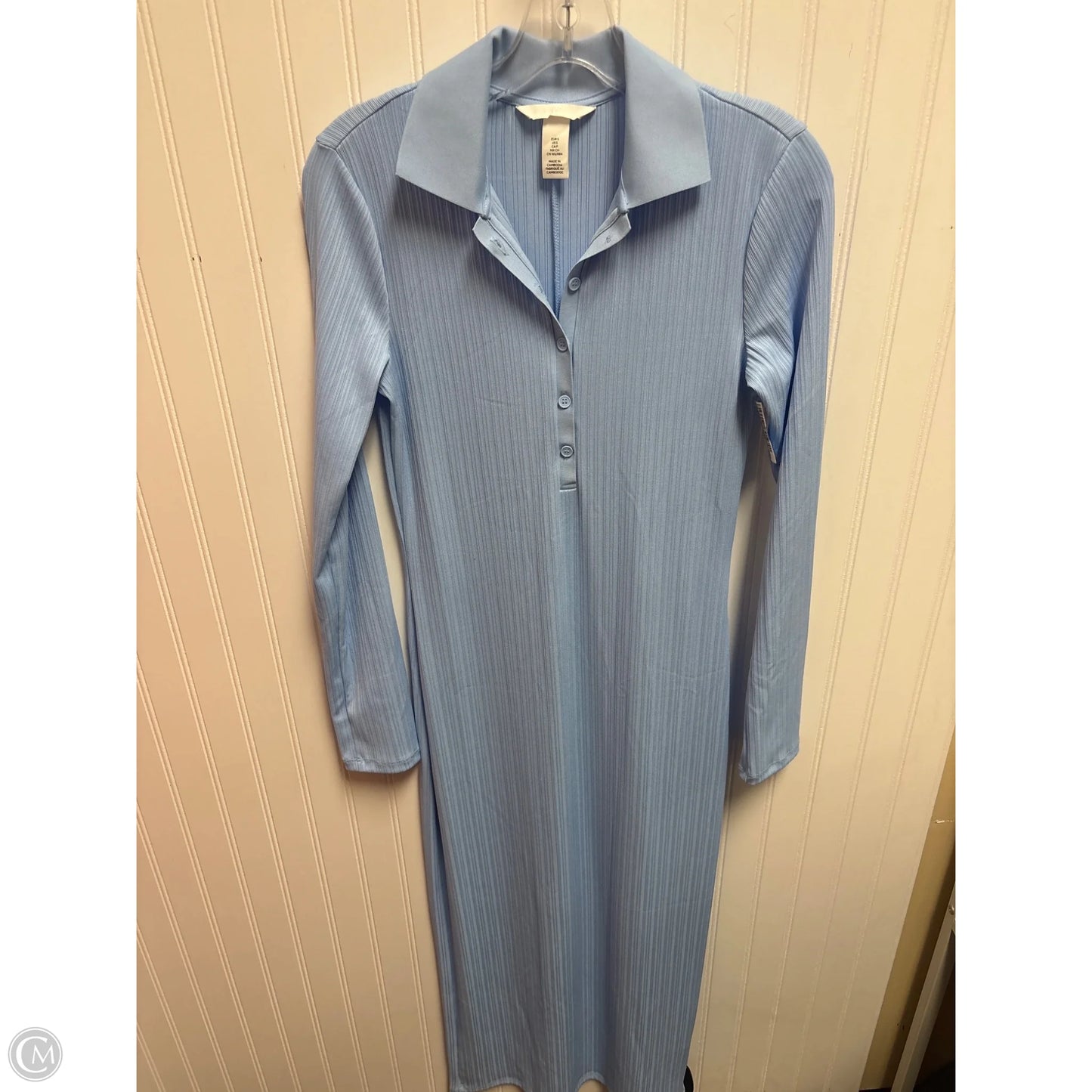 Dress Casual Maxi By H&m In Blue, Size: S