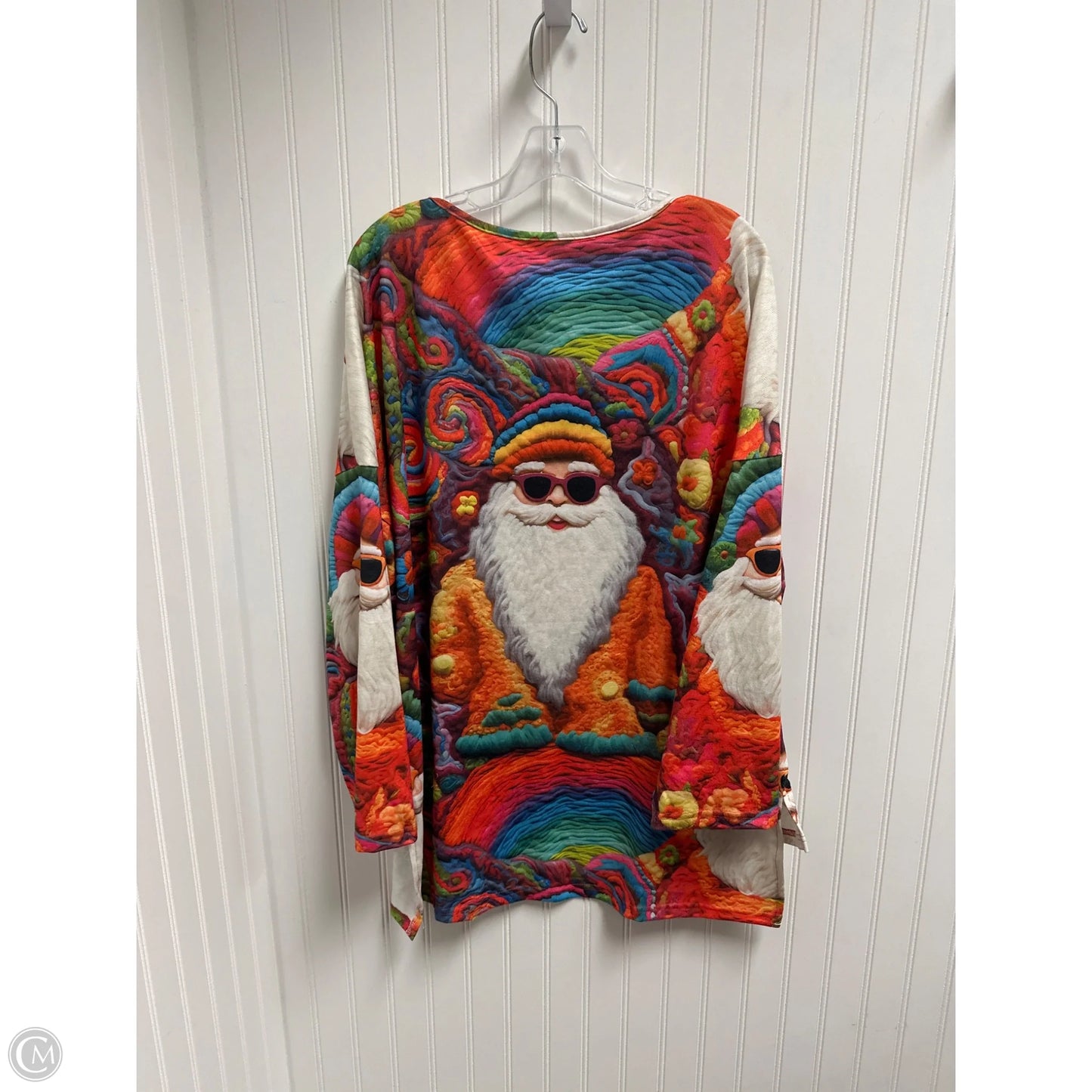 Top Long Sleeve By Clothes Mentor In Multi-colored, Size: L