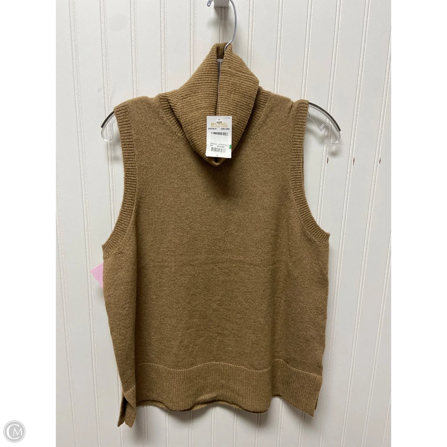 Vest Sweater By Michael By Michael Kors In Green, Size: L