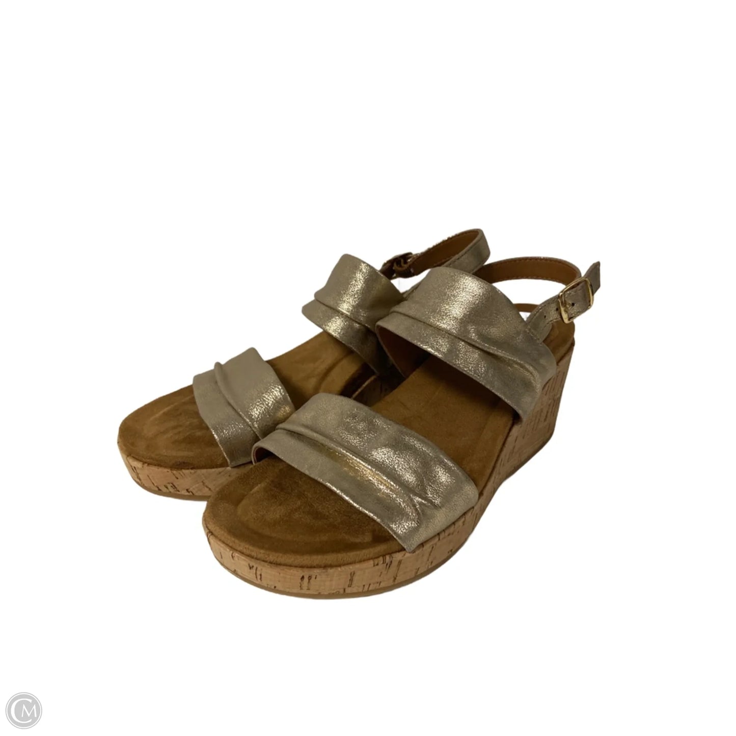 Sandals Heels Wedge By Sofft In Tan, Size: 7.5