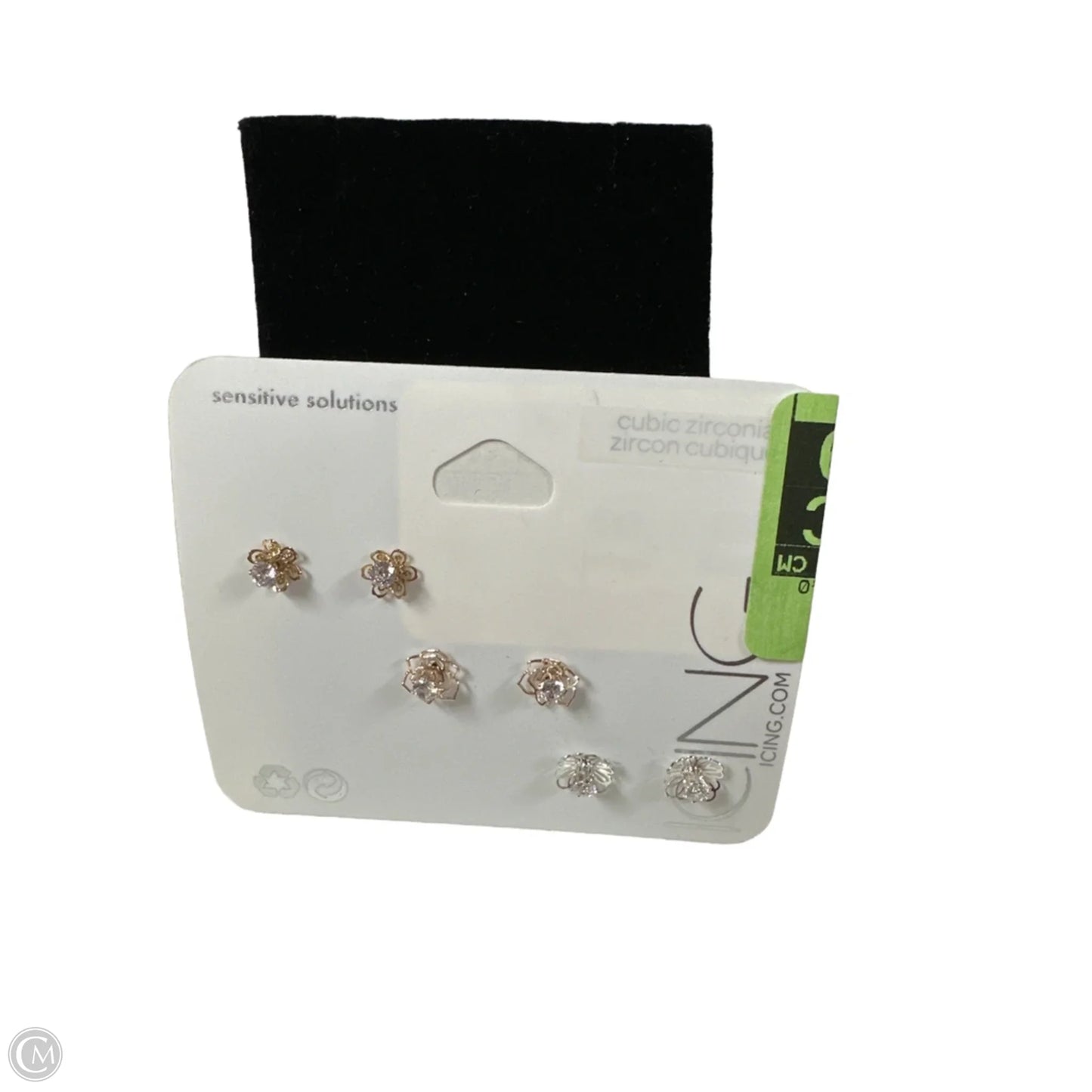 Earrings Stud By Clothes Mentor, Size: 03 Piece Set