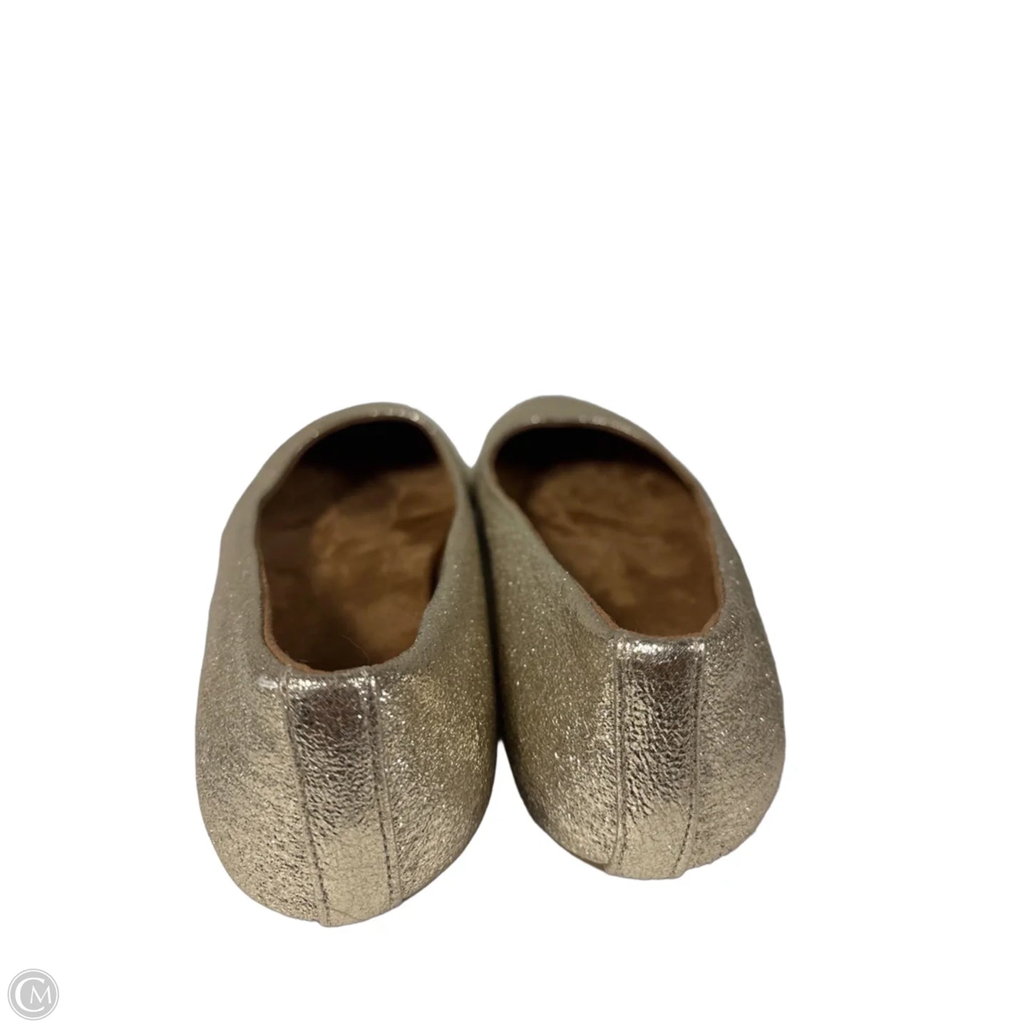 Shoes Flats By Toms In Gold, Size: 7