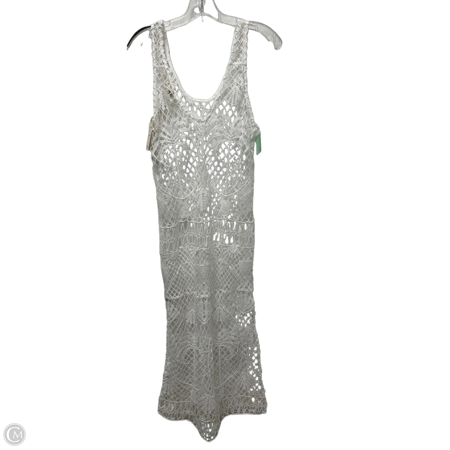 Swimwear Cover-up By Clothes Mentor In White, Size: M