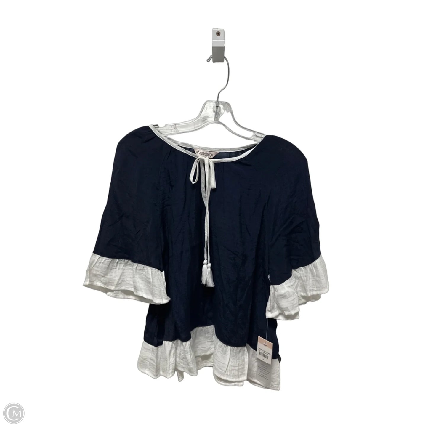 Top Short Sleeve By Nanette Lepore In Blue, Size: S