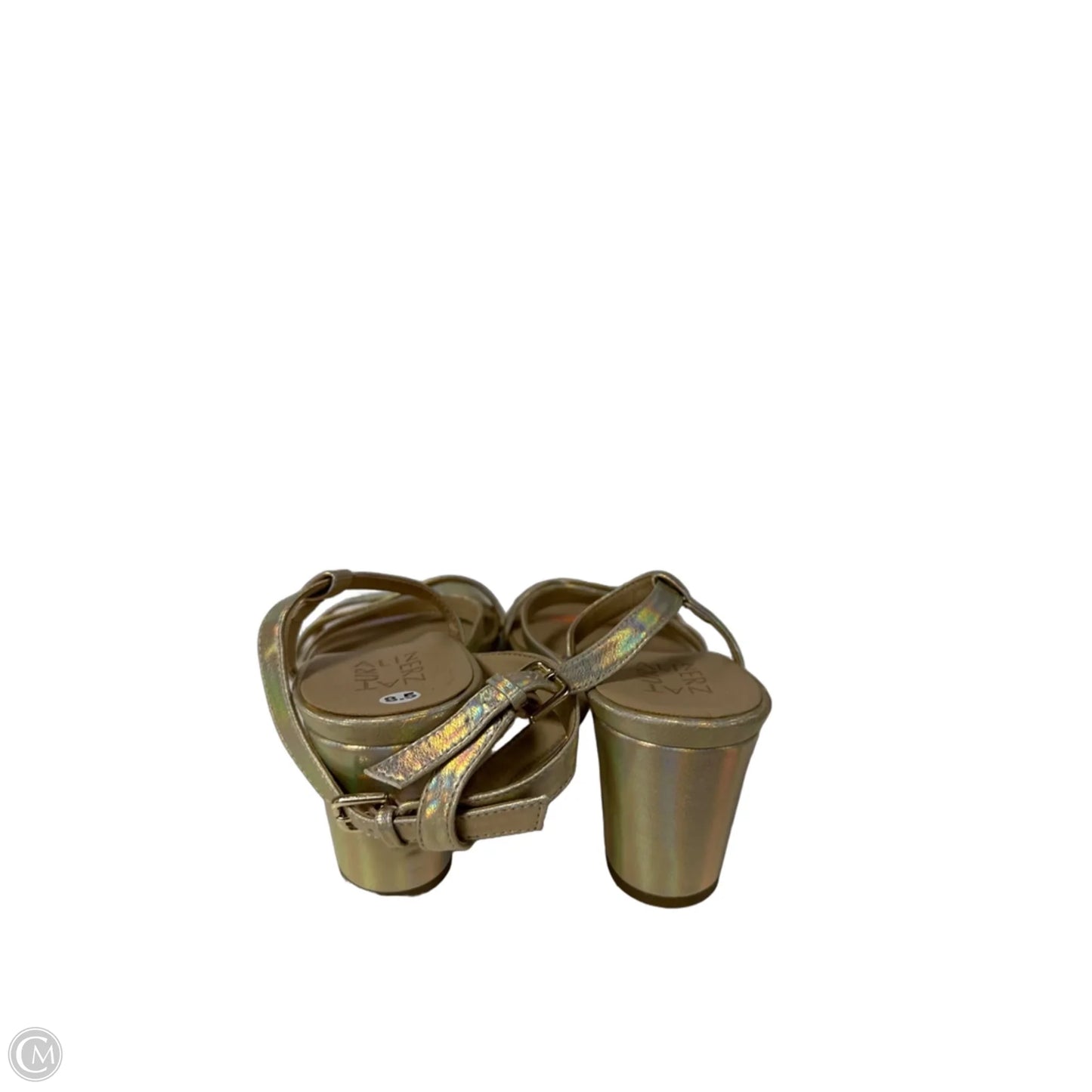 Shoes Heels Block By Naturalizer In Rainbow Print, Size: 8.5