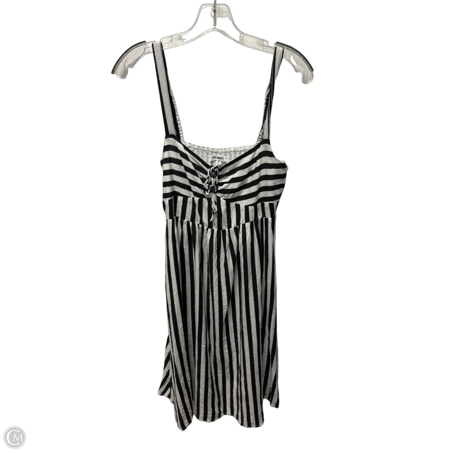 Dress Casual Midi By Steve Madden In Black & White, Size: S
