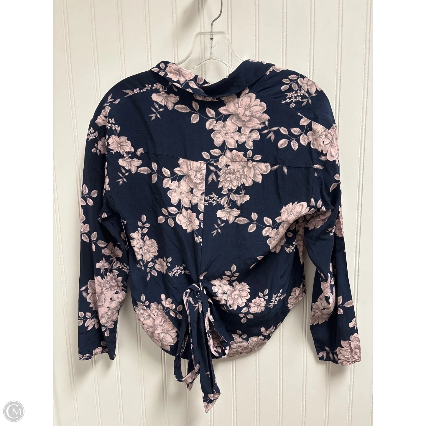 Top Long Sleeve By Cmb In Blue, Size: Xs