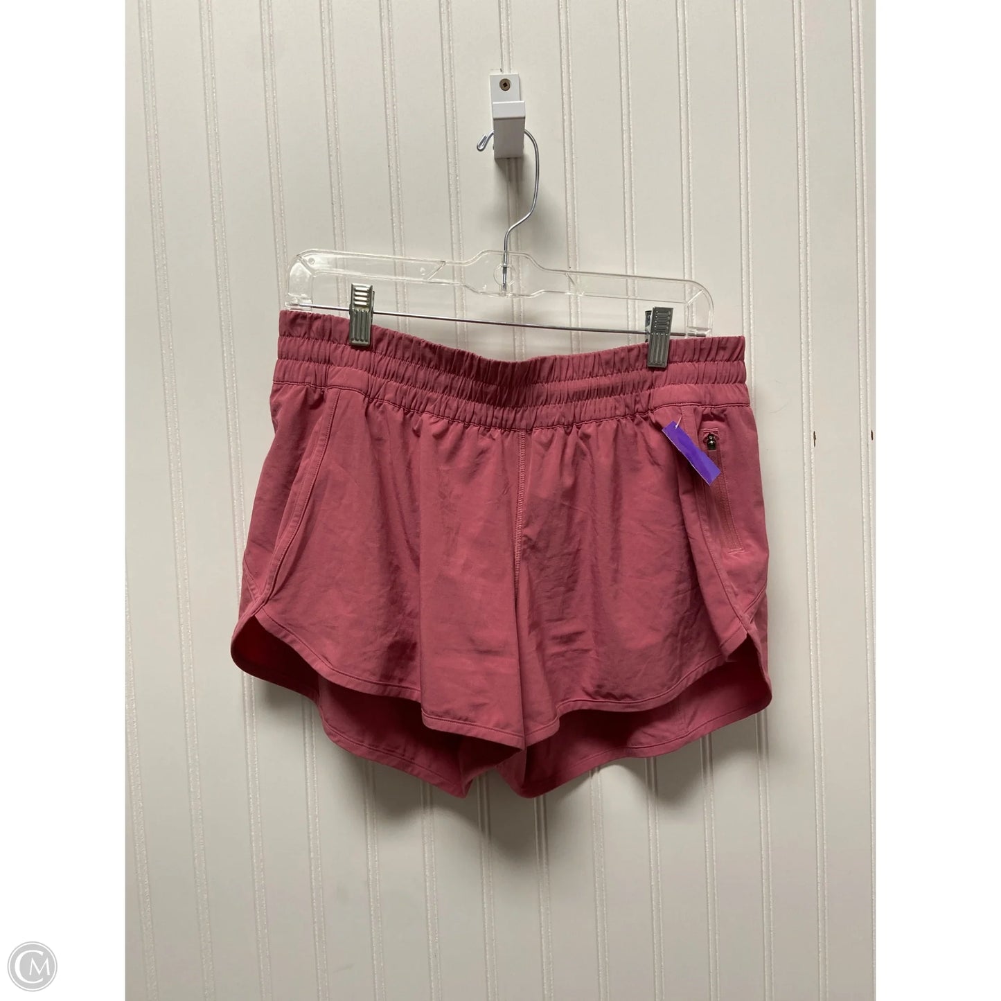 Athletic Shorts By Lululemon In Pink, Size: L