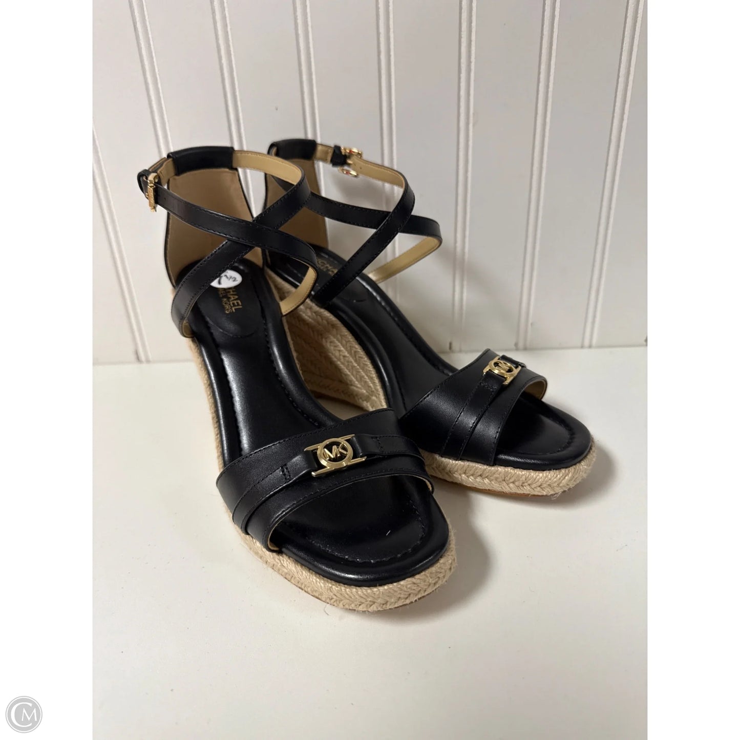Shoes Heels Wedge By Michael By Michael Kors In Black, Size: 7.5