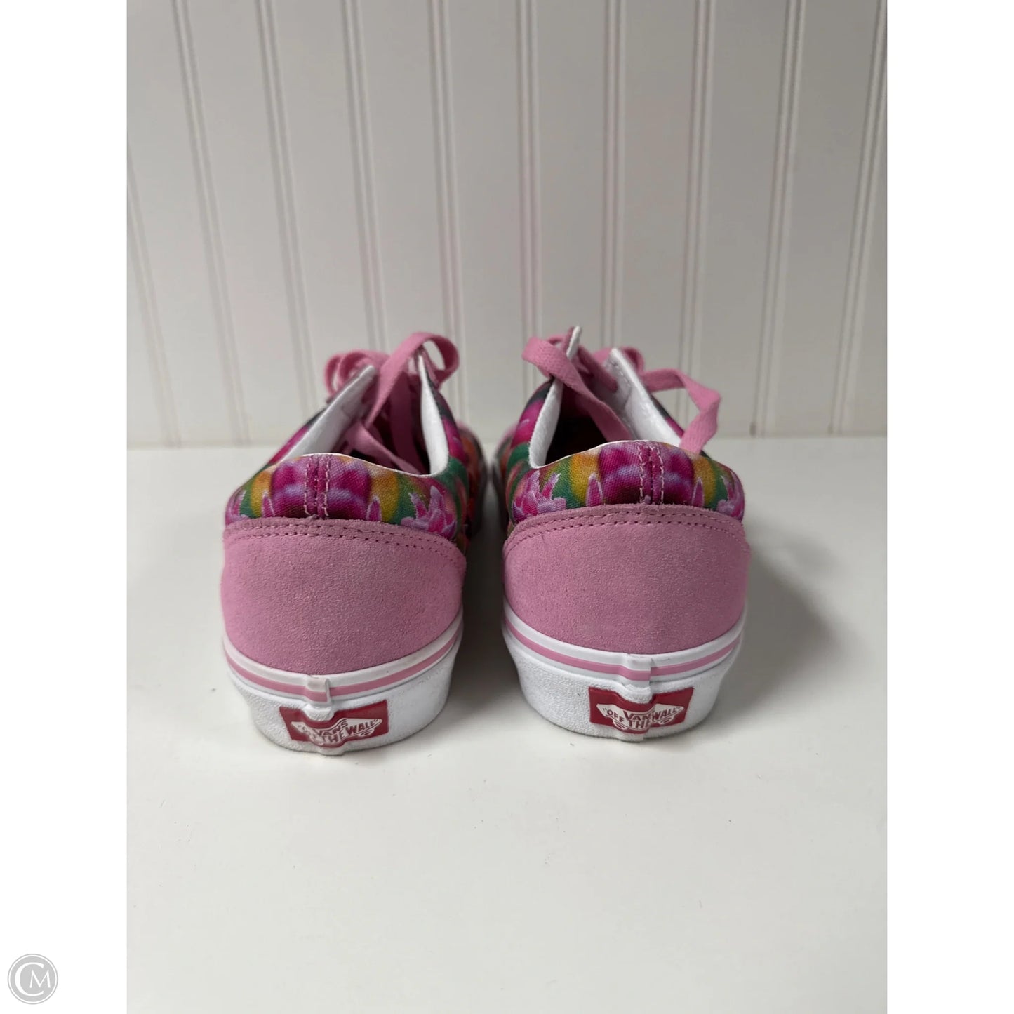 Shoes Sneakers By Vans In Floral Print, Size: 8