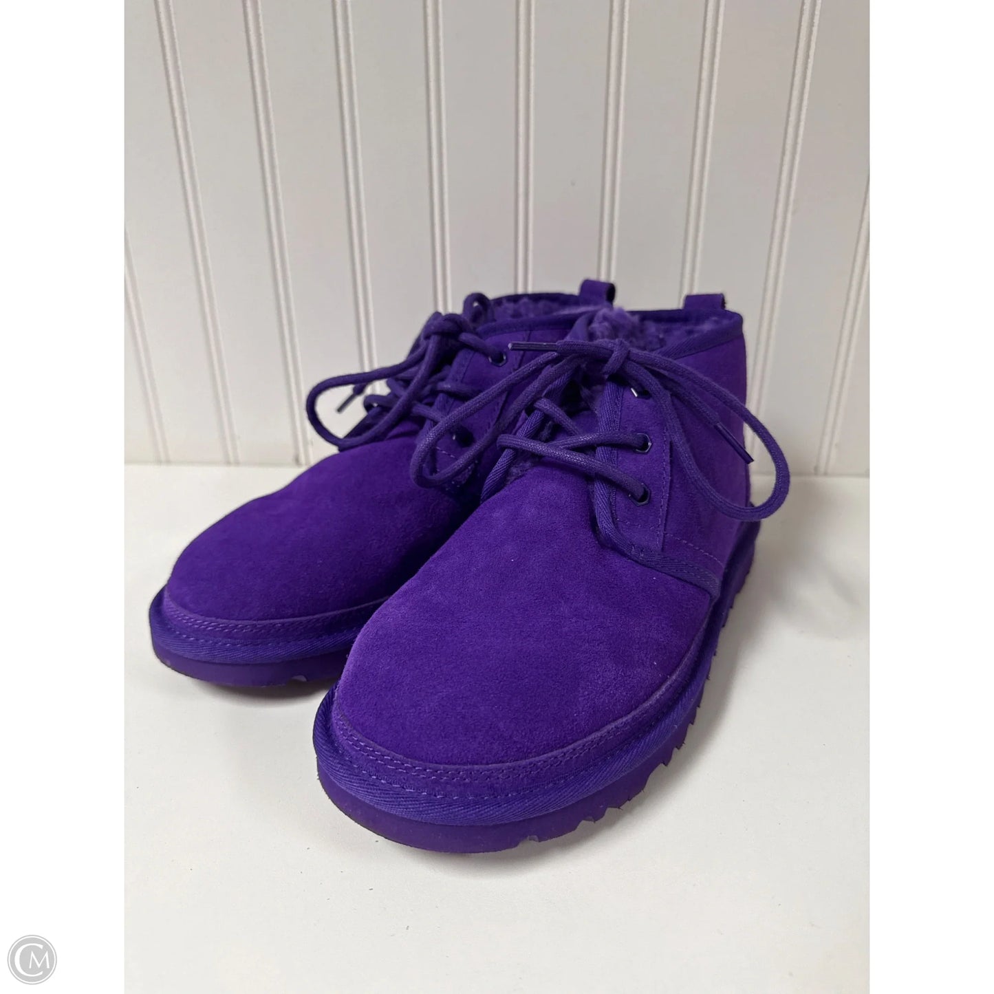 Boots Designer By Ugg In Purple, Size: 8