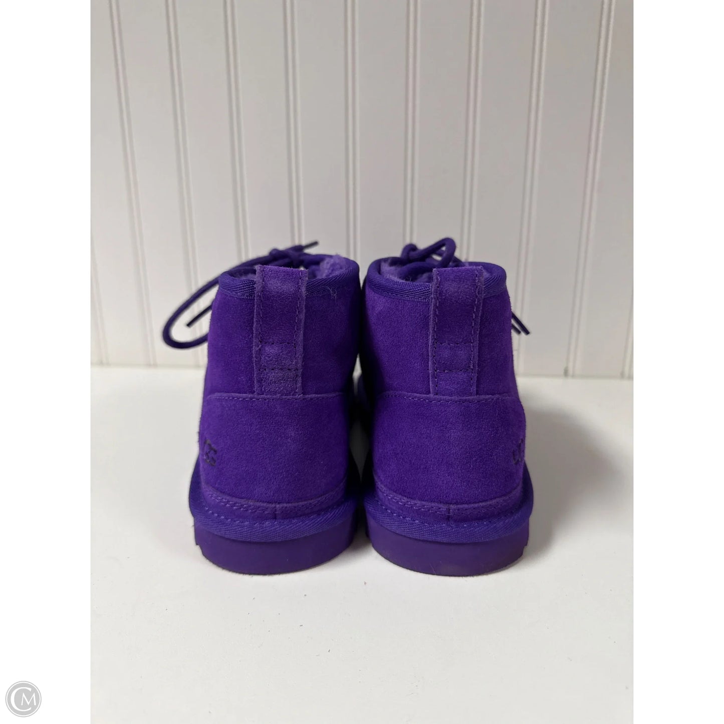 Boots Designer By Ugg In Purple, Size: 8
