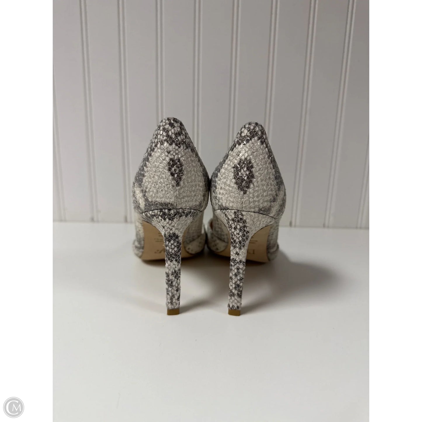 Shoes Designer By Diane Von Furstenberg In Snakeskin Print, Size: 5.5