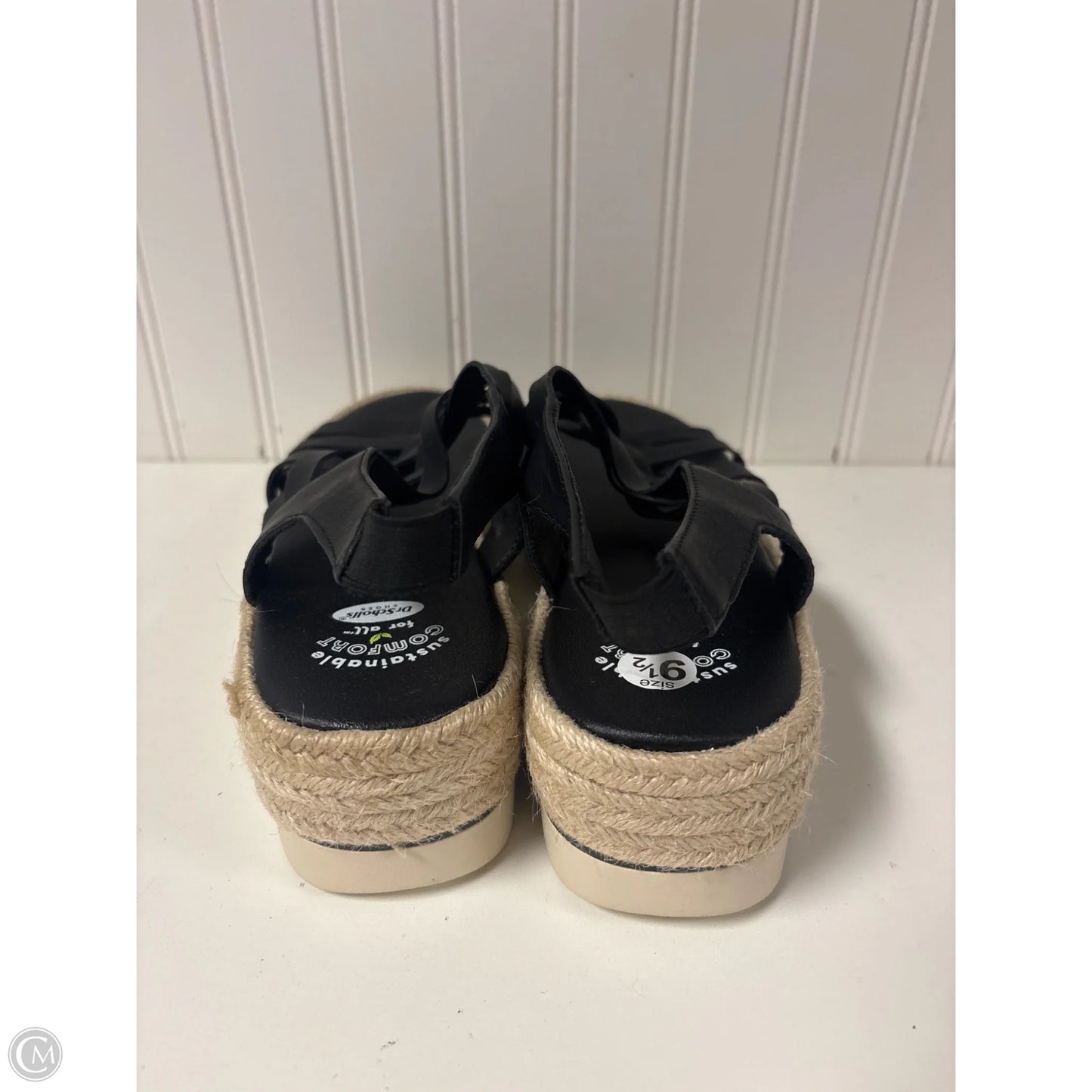 Sandals Heels Platform By Dr Scholls In Black, Size: 9.5