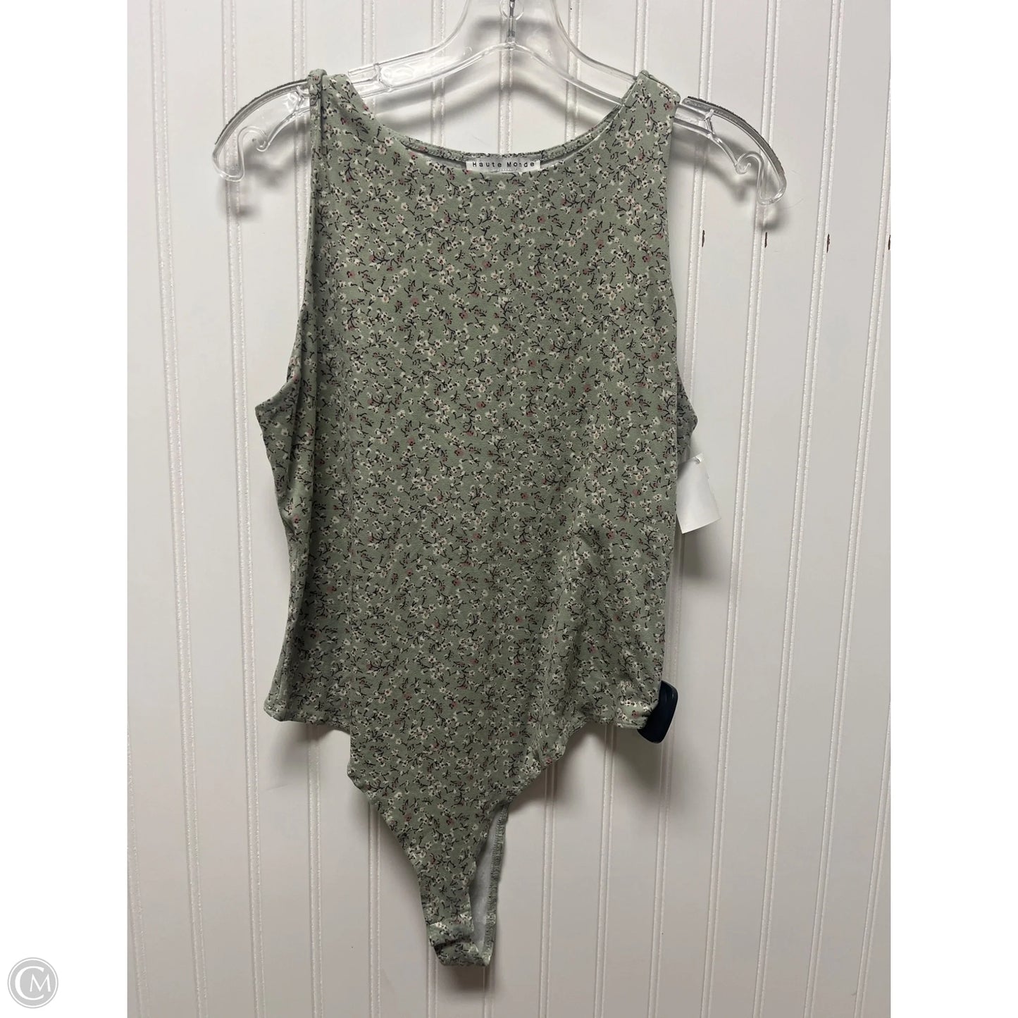 Bodysuit By Haute Monde In Green, Size: L