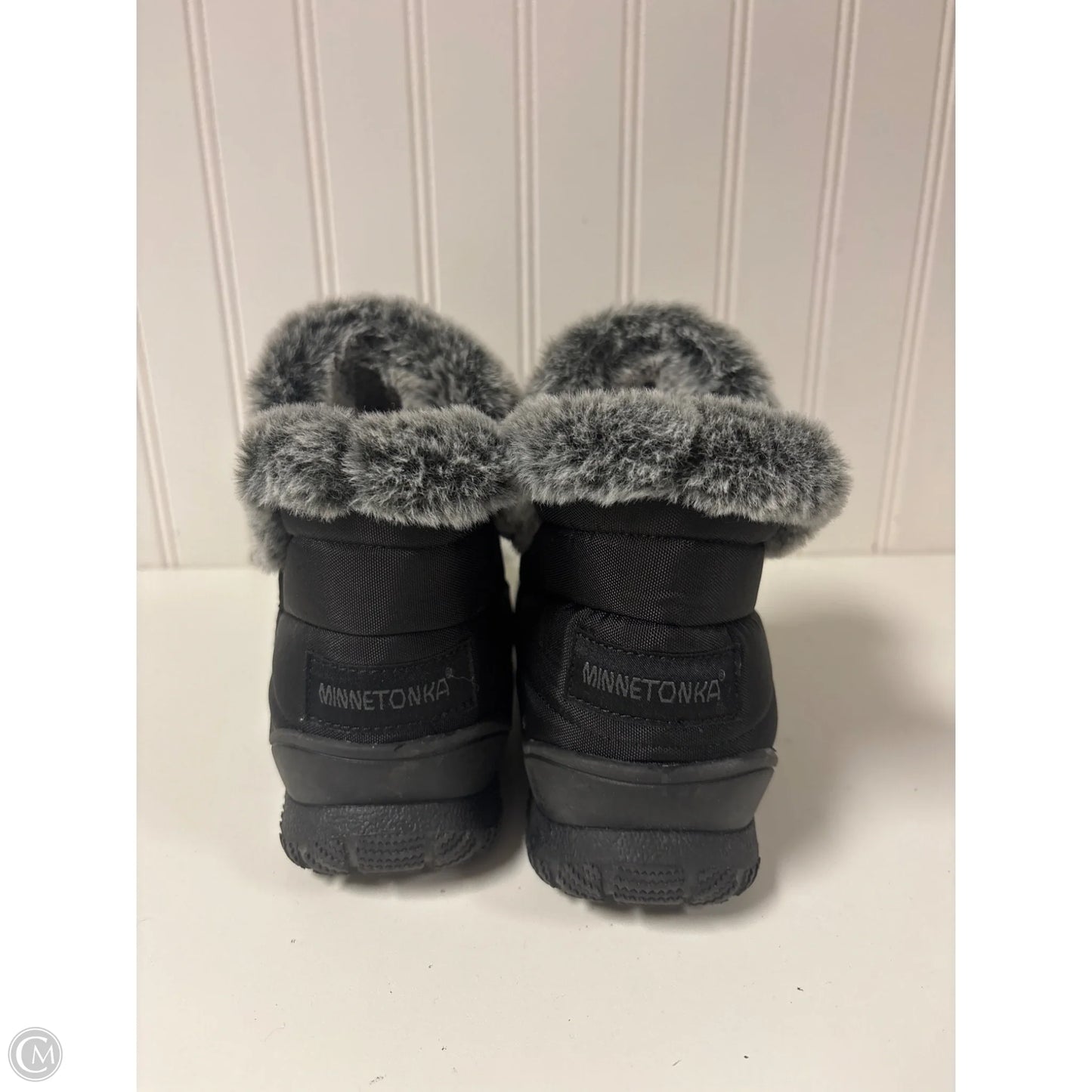 Boots Ankle Flats By Clothes Mentor In Black, Size: 6