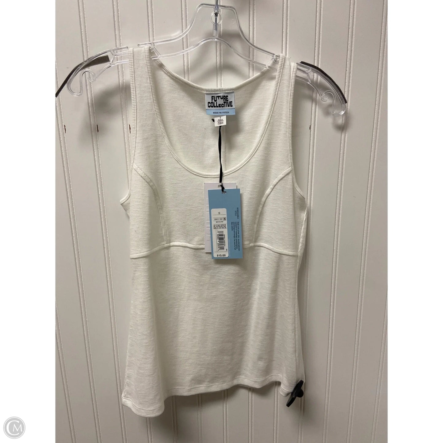 Tank Top By Clothes Mentor In White, Size: S