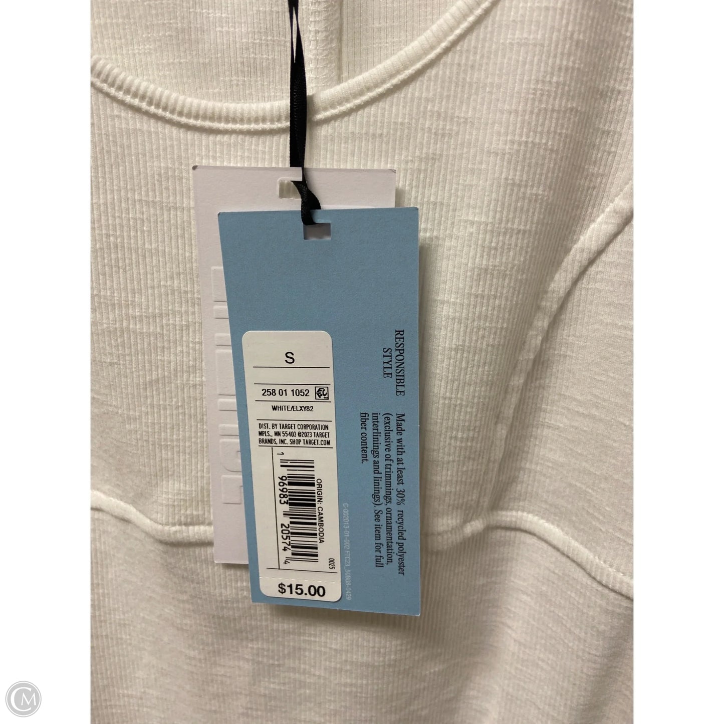 Tank Top By Clothes Mentor In White, Size: S
