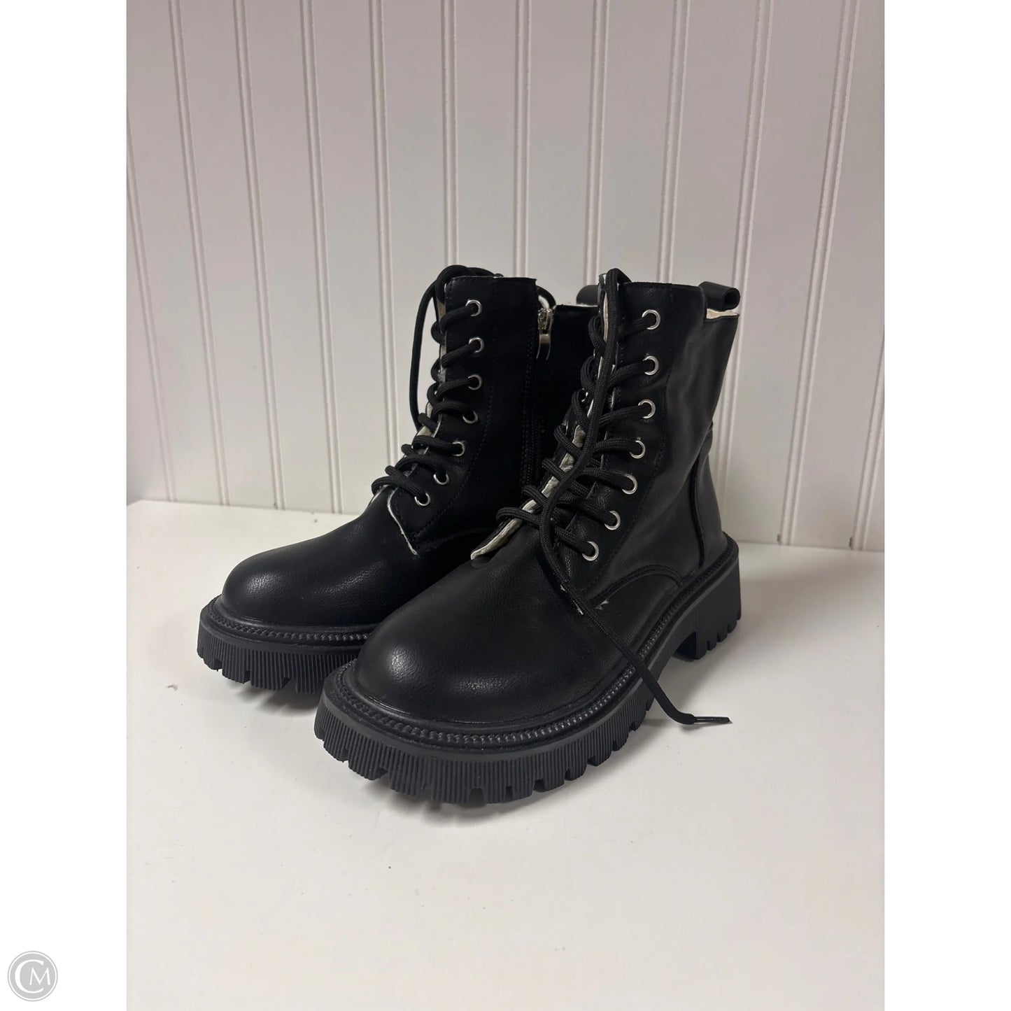 Boots Ankle Heels By Cme In Black, Size: 7
