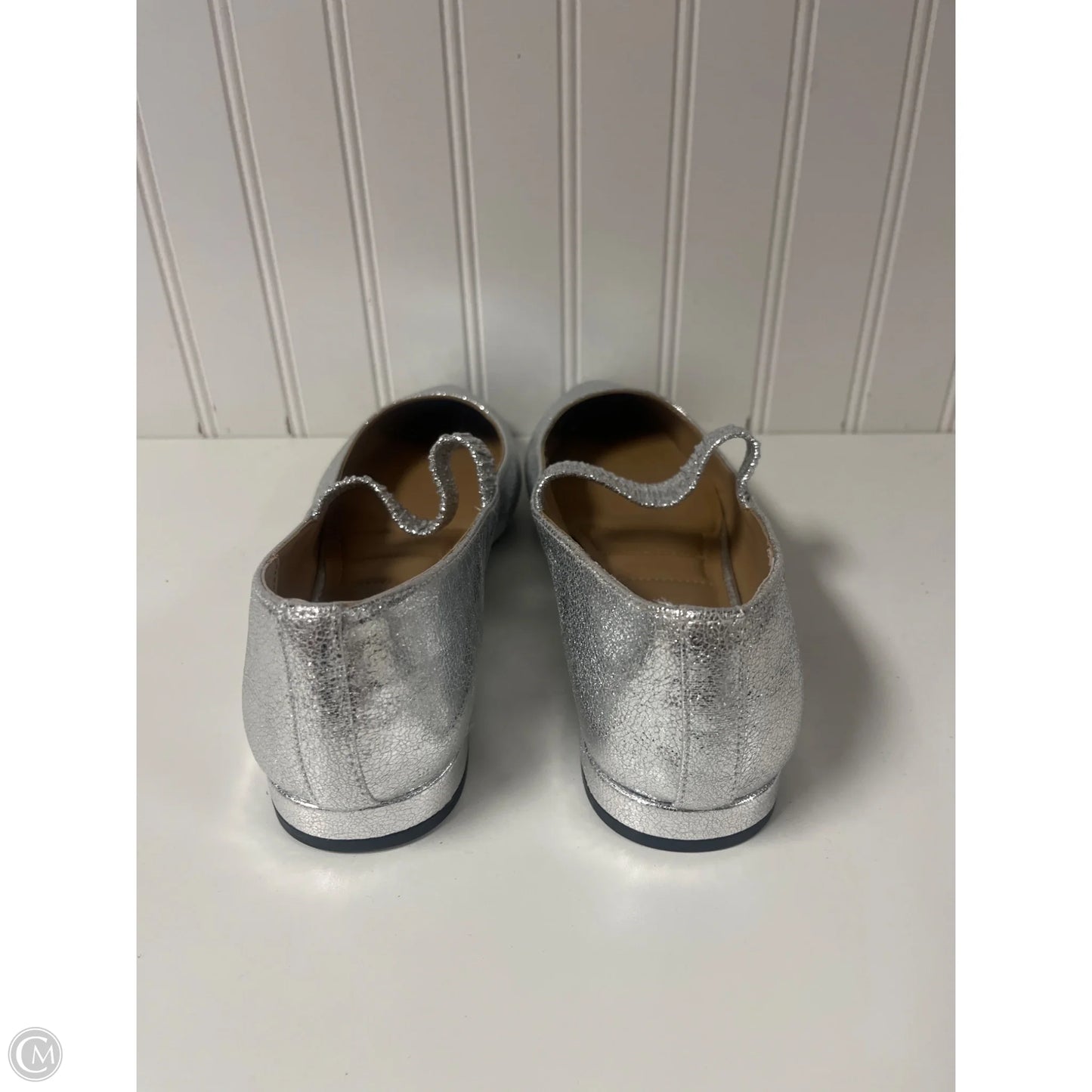 Shoes Heels Block By Kelly And Katie In Silver, Size: 9