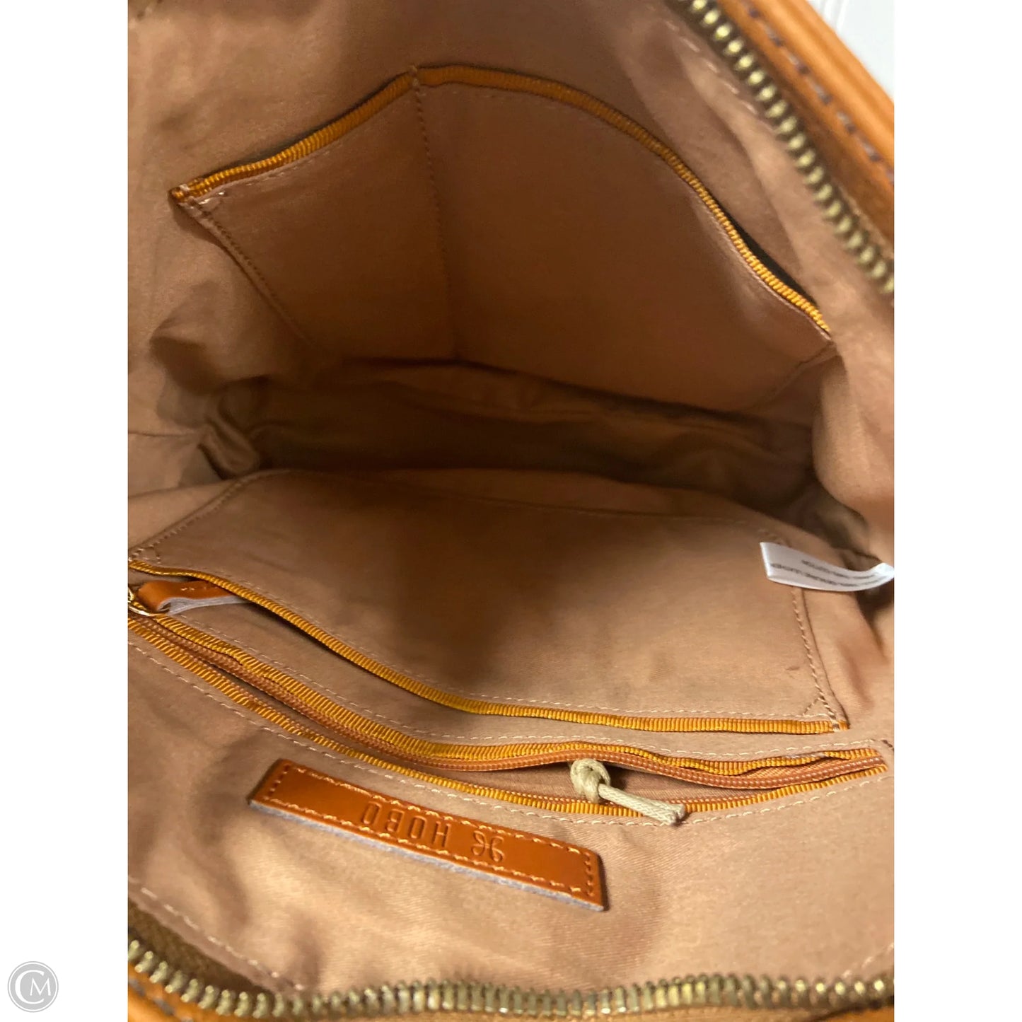 Handbag Leather By Hobo Intl, Size: Medium