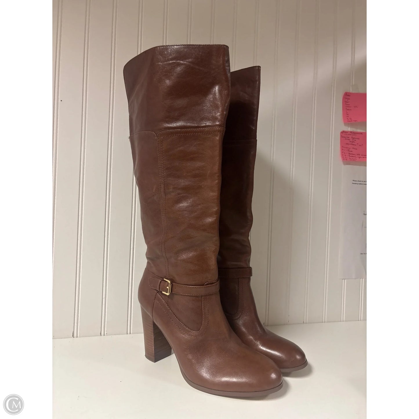 Boots Knee Heels By Audrey Brooke In Brown, Size: 11